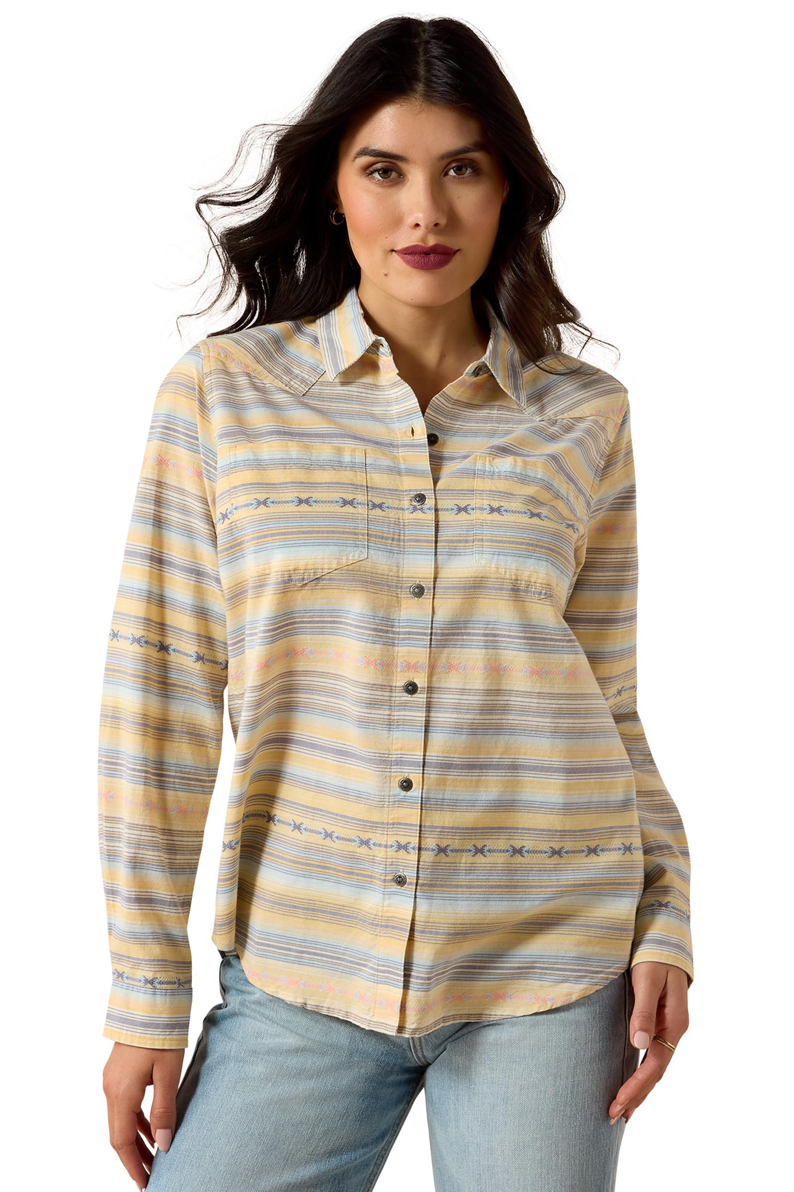 Sunrise Serape Ariat Billie Jean dames blouse met lange mouwen