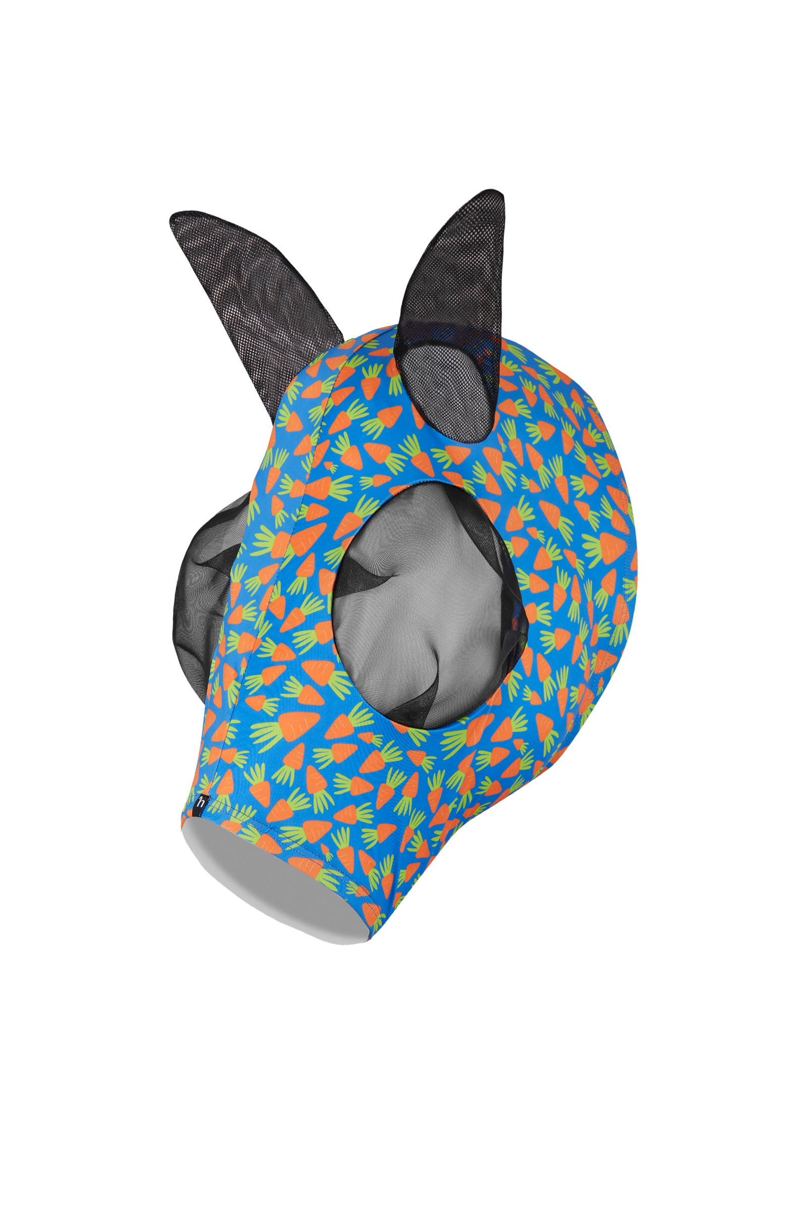 Orange  Horze Elastic Pull-On vliegenmasker