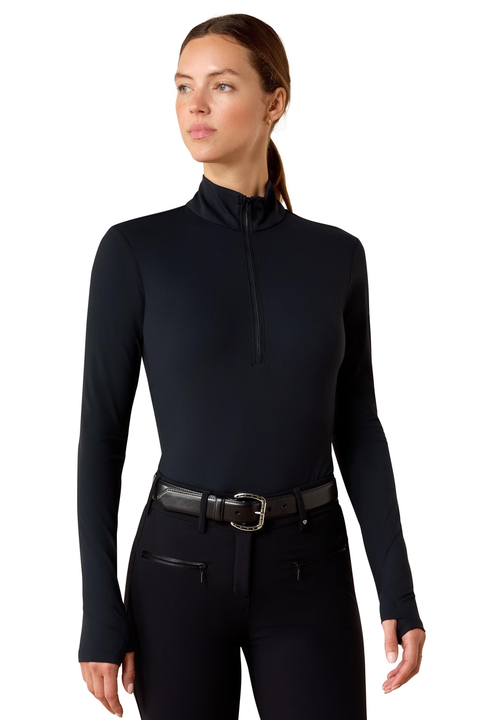 Black Ariat Dames SolVeil baselayer met lange mouwen