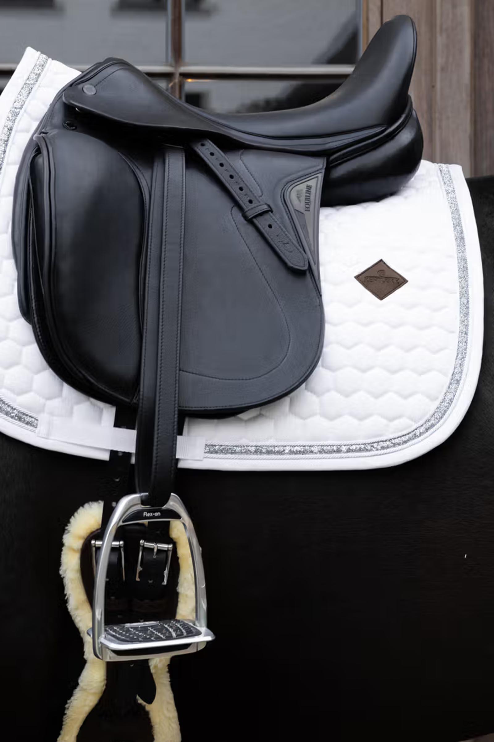 Kentucky Horsewear dressuur zadeldek met glitterband  