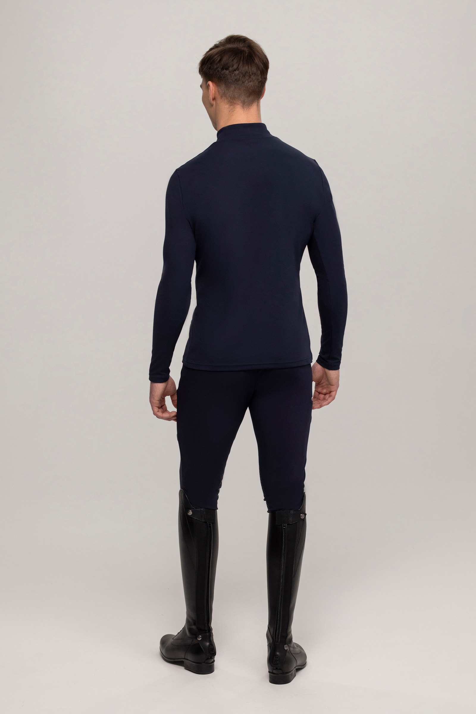 Tommy Hilfiger Equestrian Phoenix heren shirt met lange mouwen en hoge hals