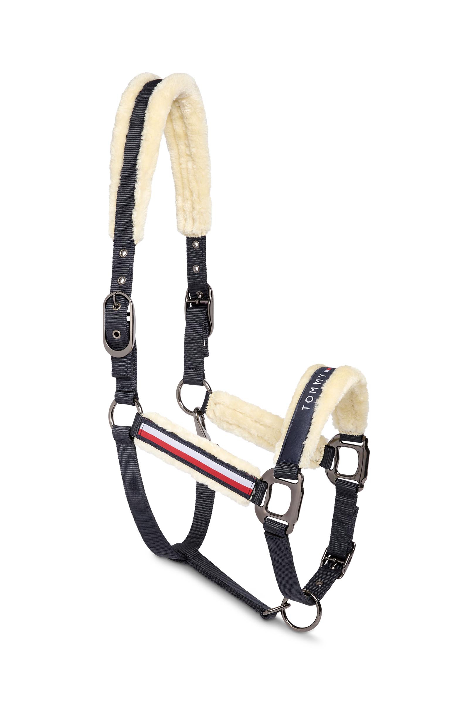 Tommy Hilfiger Equestrian Kennedy halster met imitatiebont