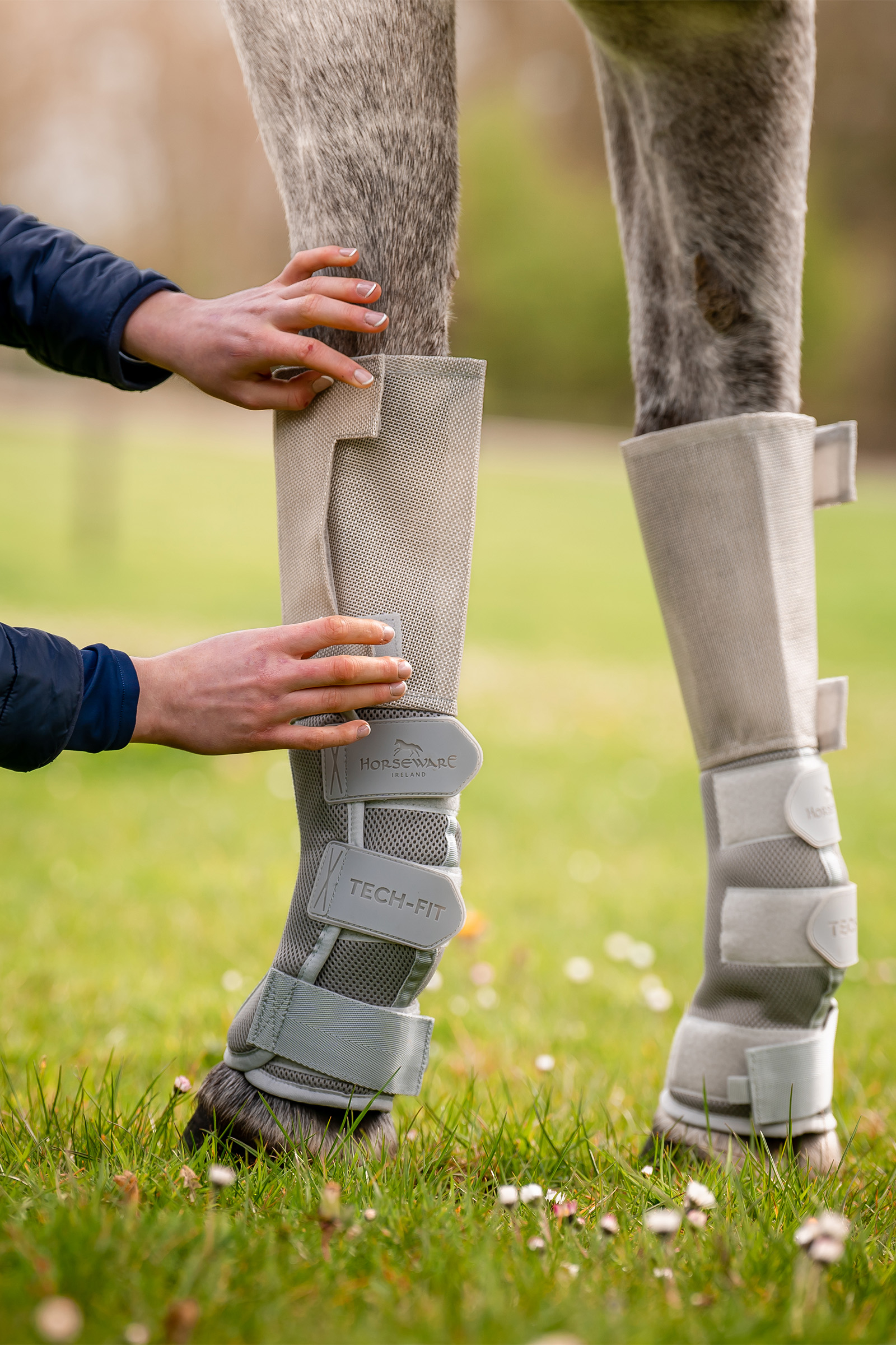 Horseware Rambo Tech-Fit Vliegen Beenbescherming (Set van 4)