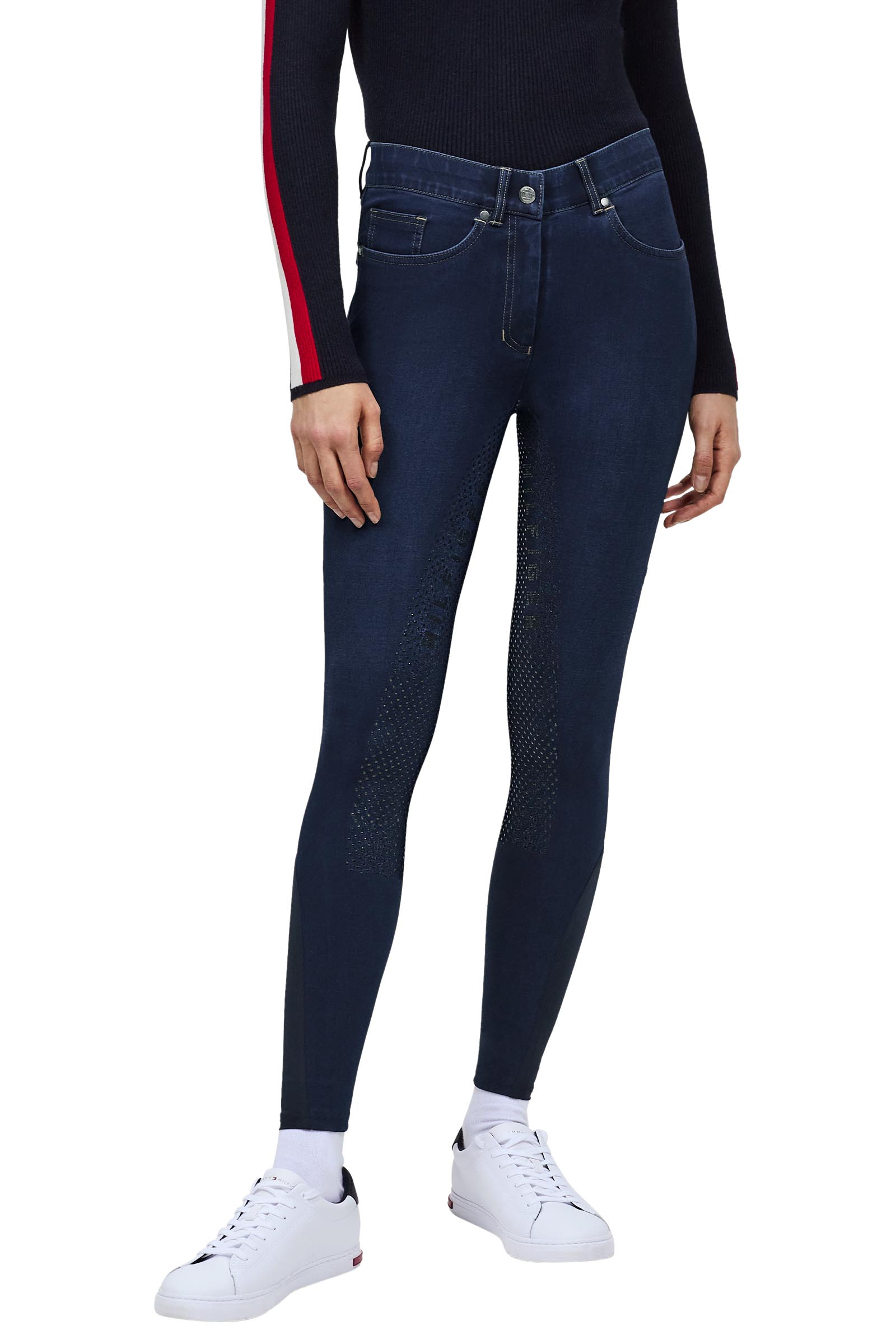 Tommy Hilfiger Equestrian Hope dames denim rijbroek met full grip
