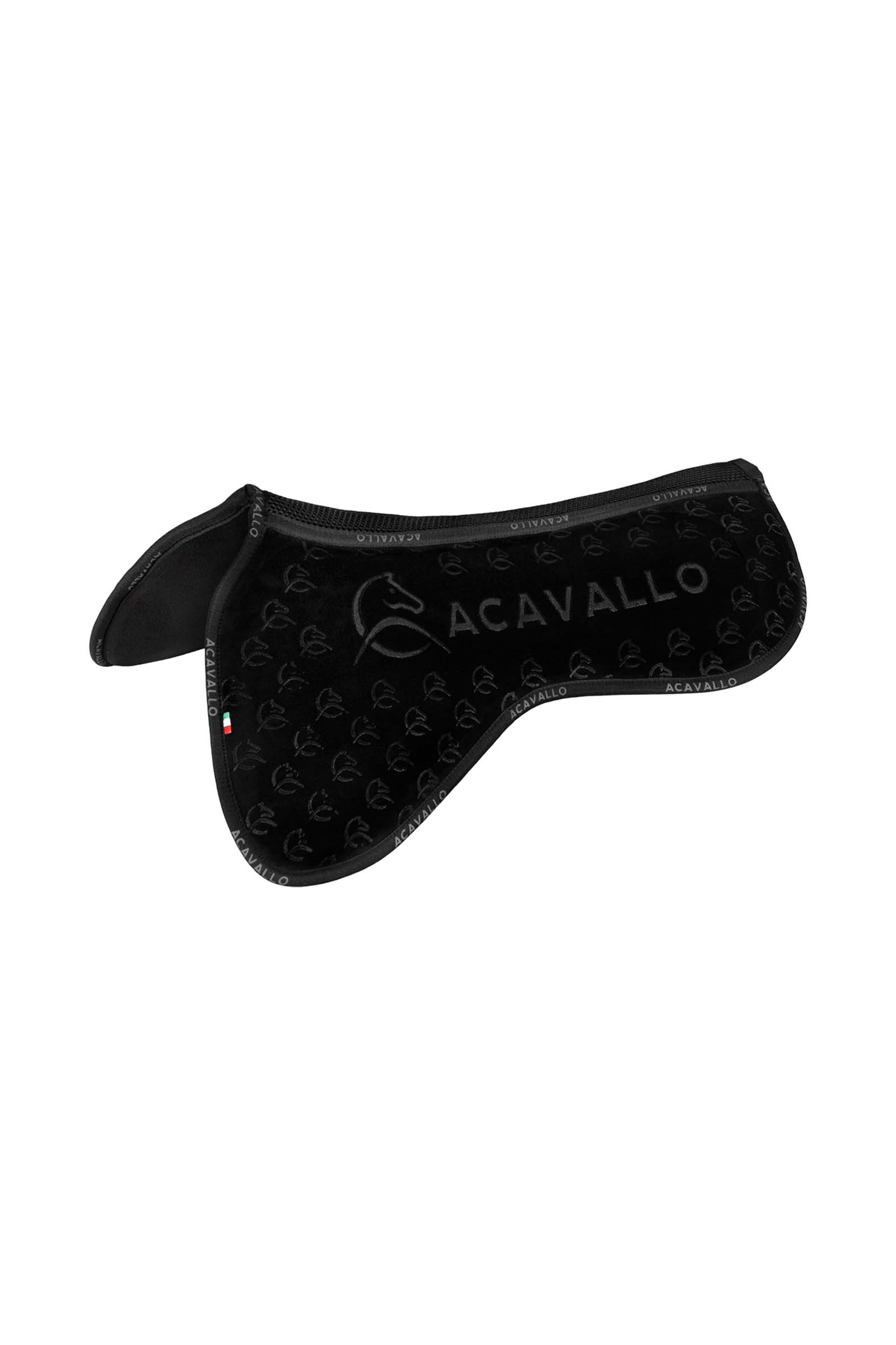 Black Acavallo Spine Free Close Contact Memory Foam Pad met siliconen grip