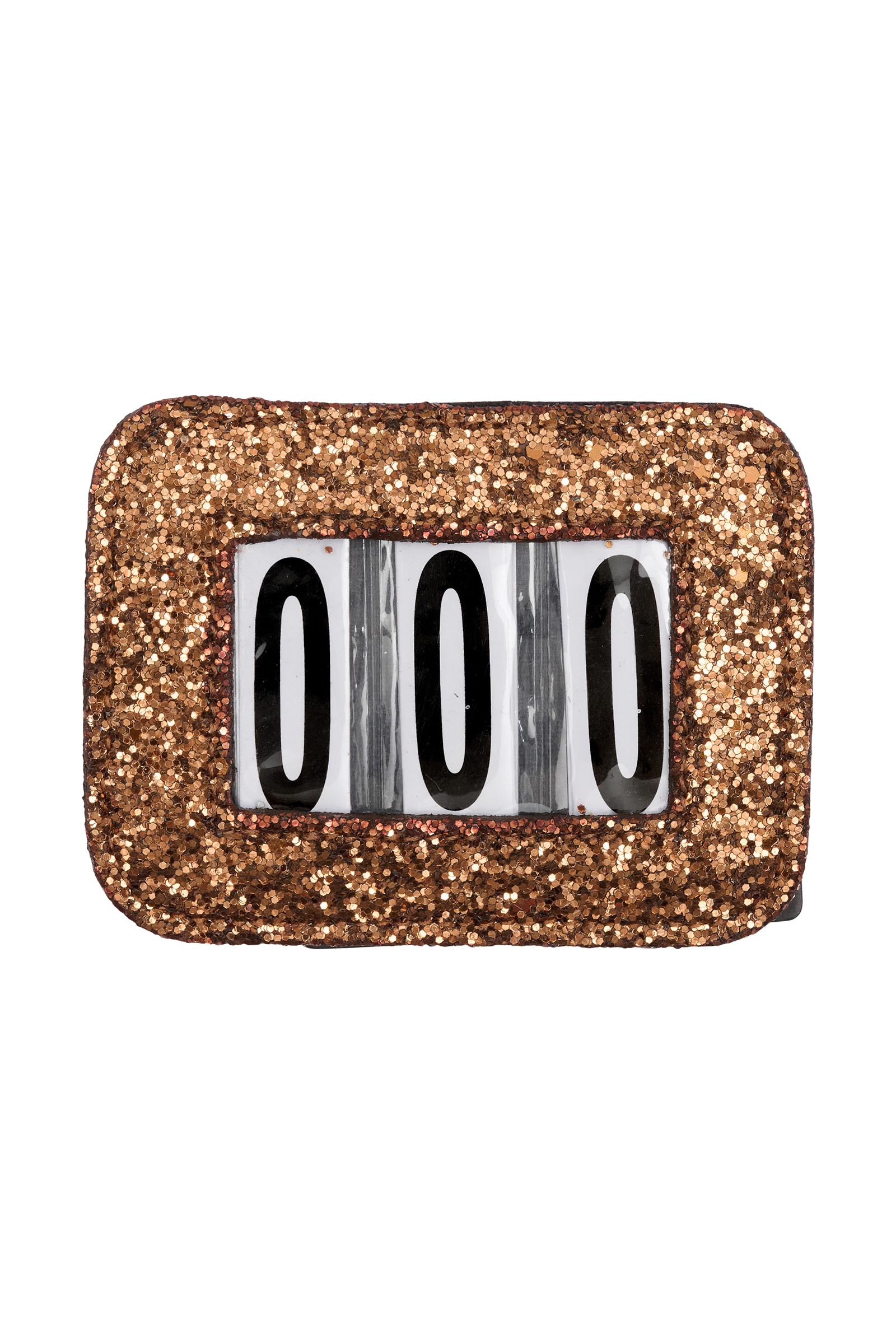 Brown Glitter HorseGuard Competition Number Set Glitter