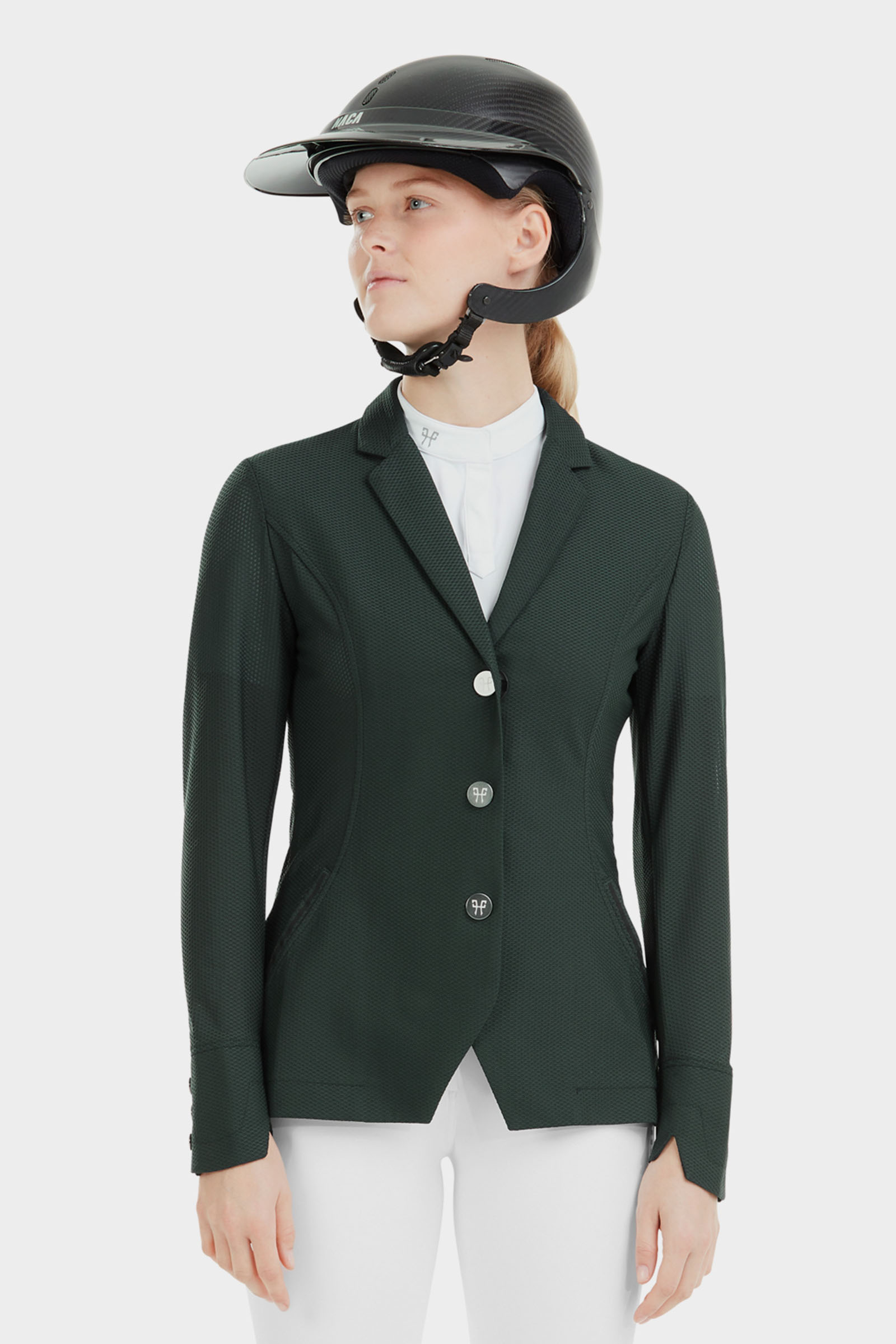 Dark Green Horse Pilot Aeromesh dames wedstrijdjasje
