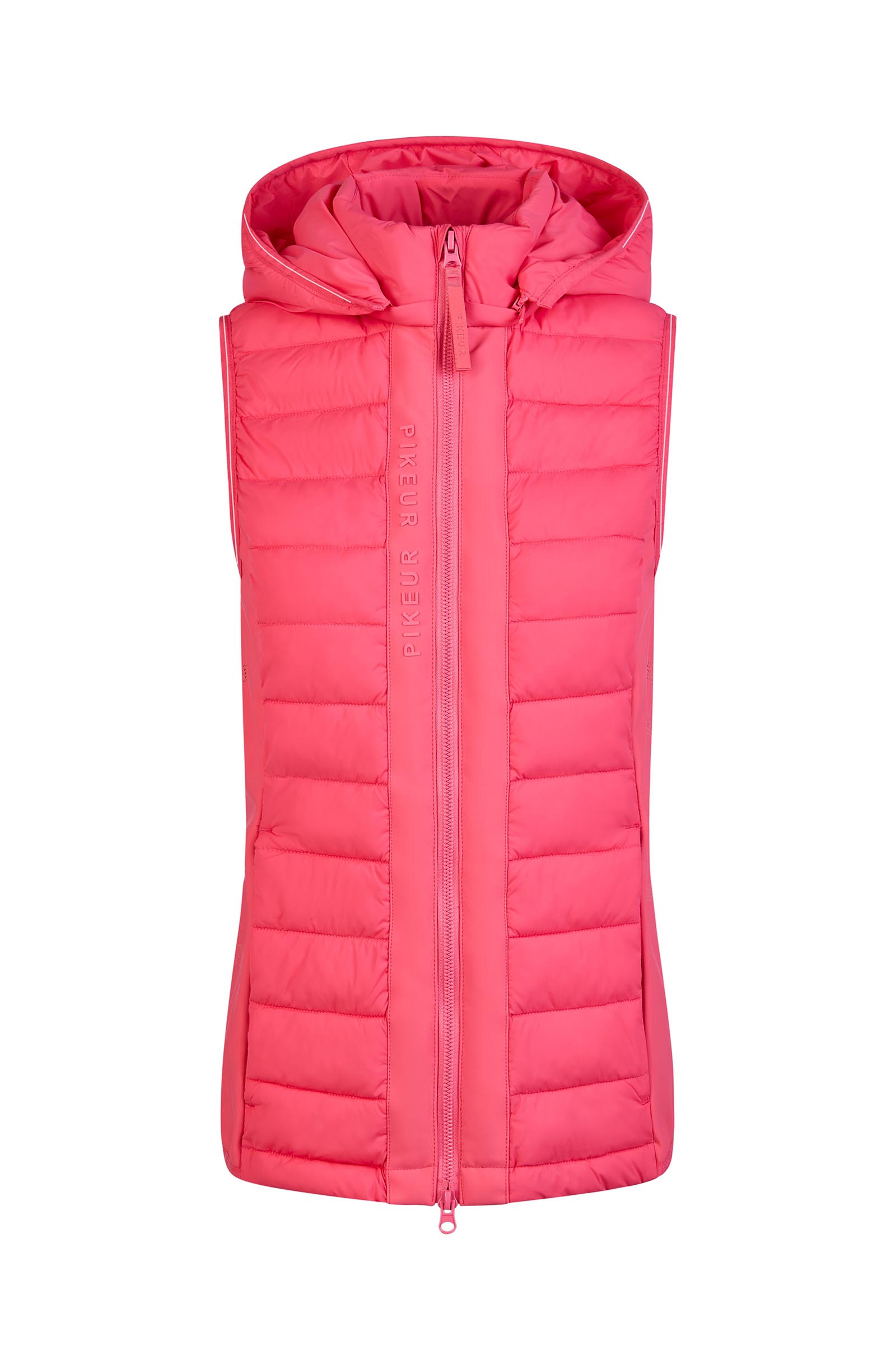 Pikeur dames hybride vest met afneembare capuchon