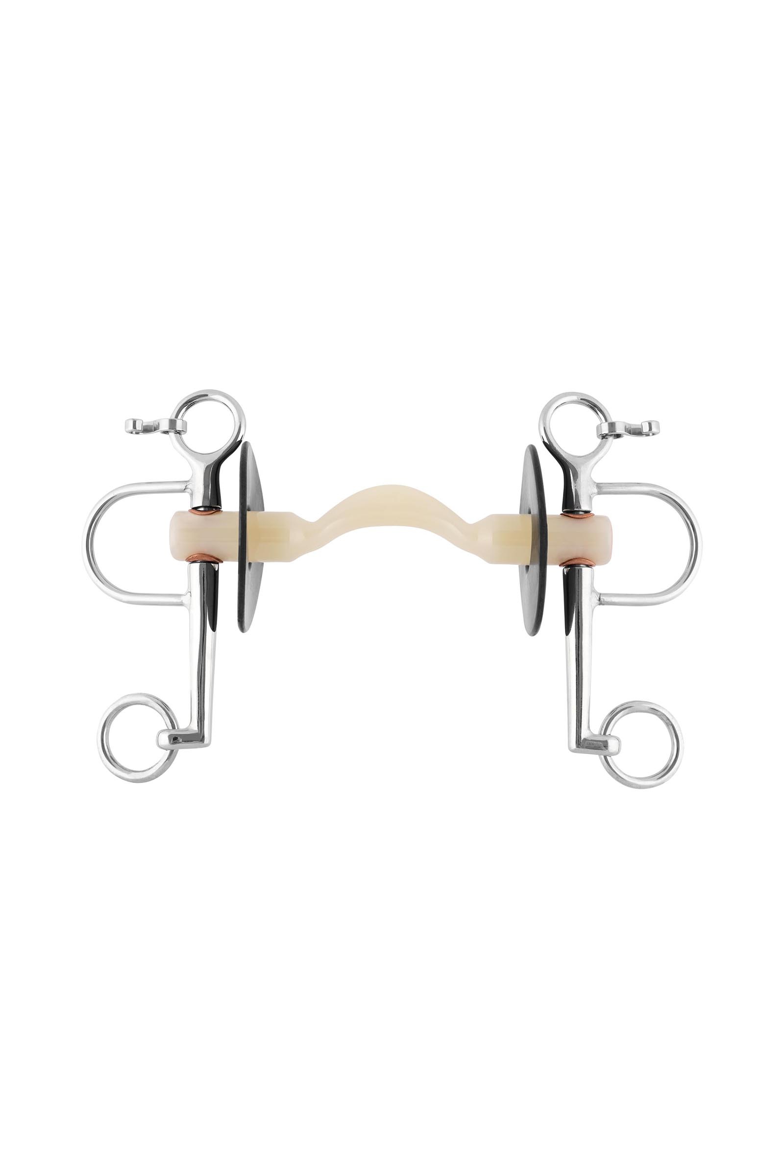 Sprenger Nathe pelham, 20 mm, zachte stang met tongboog, lange scharen, thermoplast