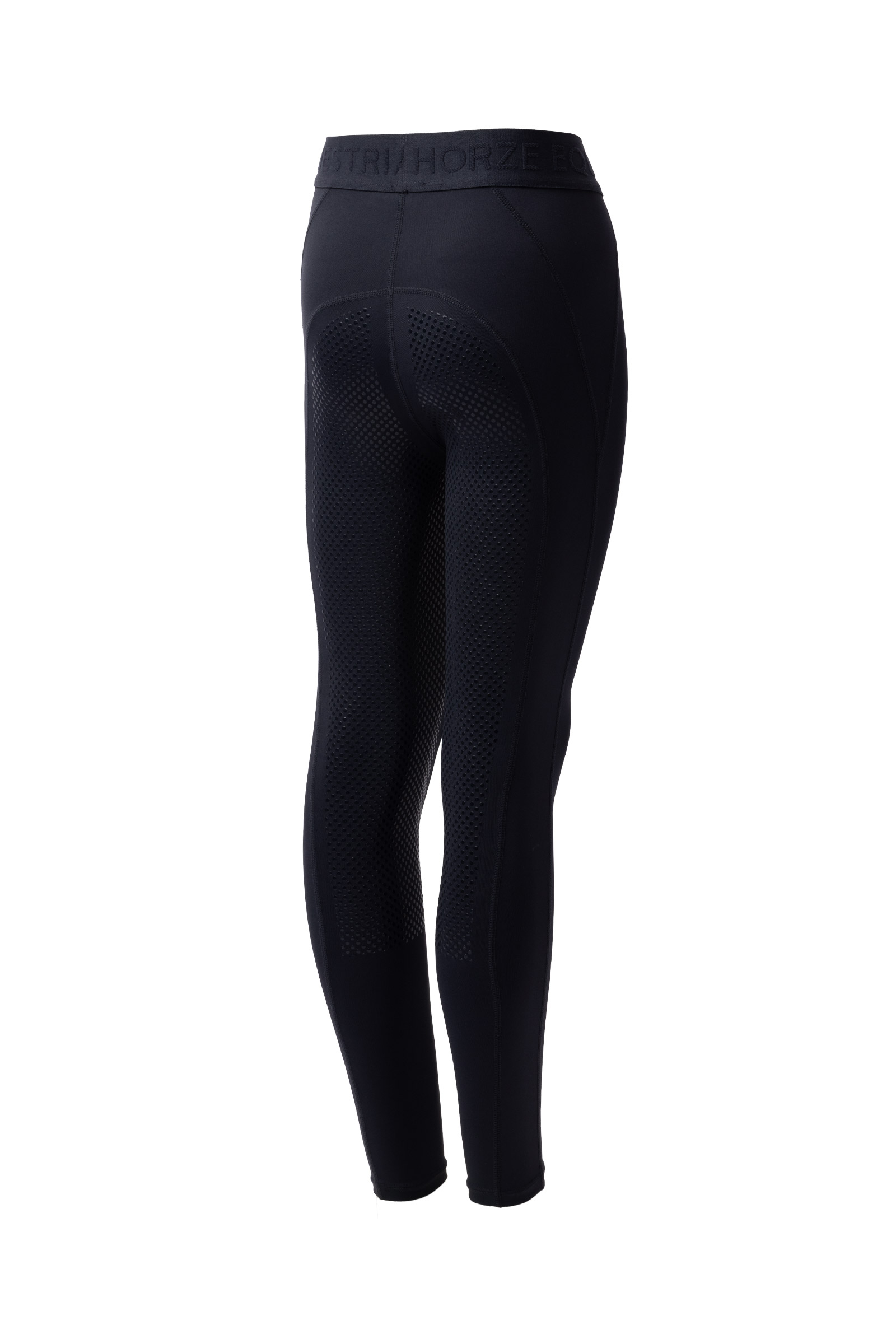 Dark Navy Horze Madison Siliconen Zitvlak Tights, kinderen