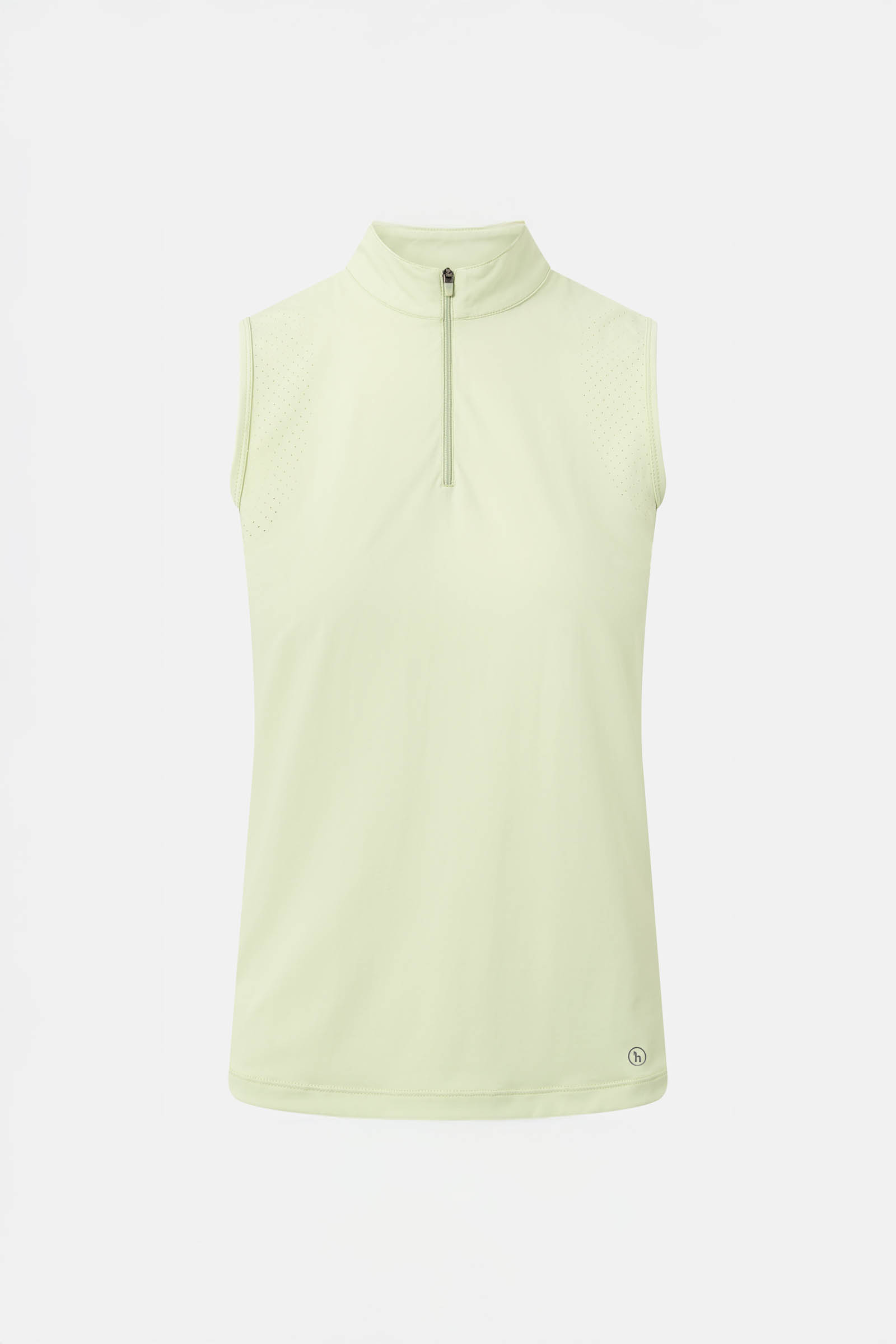 Celadon Green Horze Emmie verkoelend trainingsshirt voor dames zonder mouwen