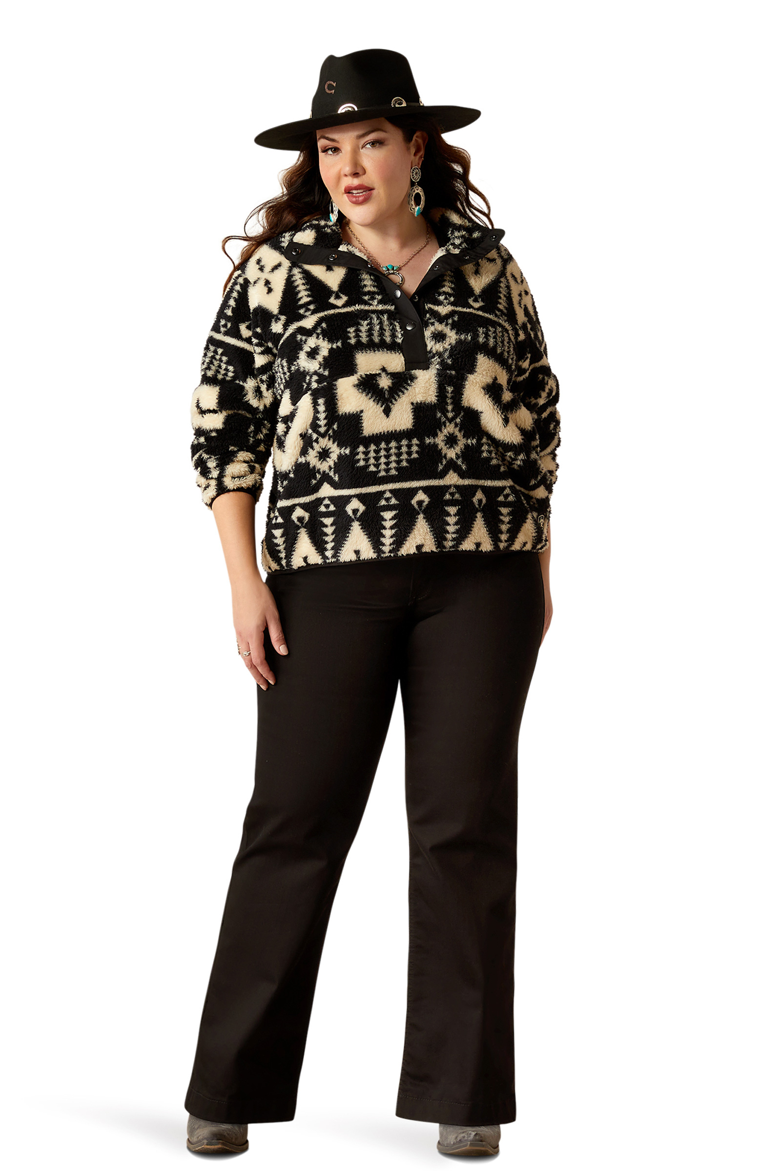 Ariat Berber Snap Front Sweatshirt