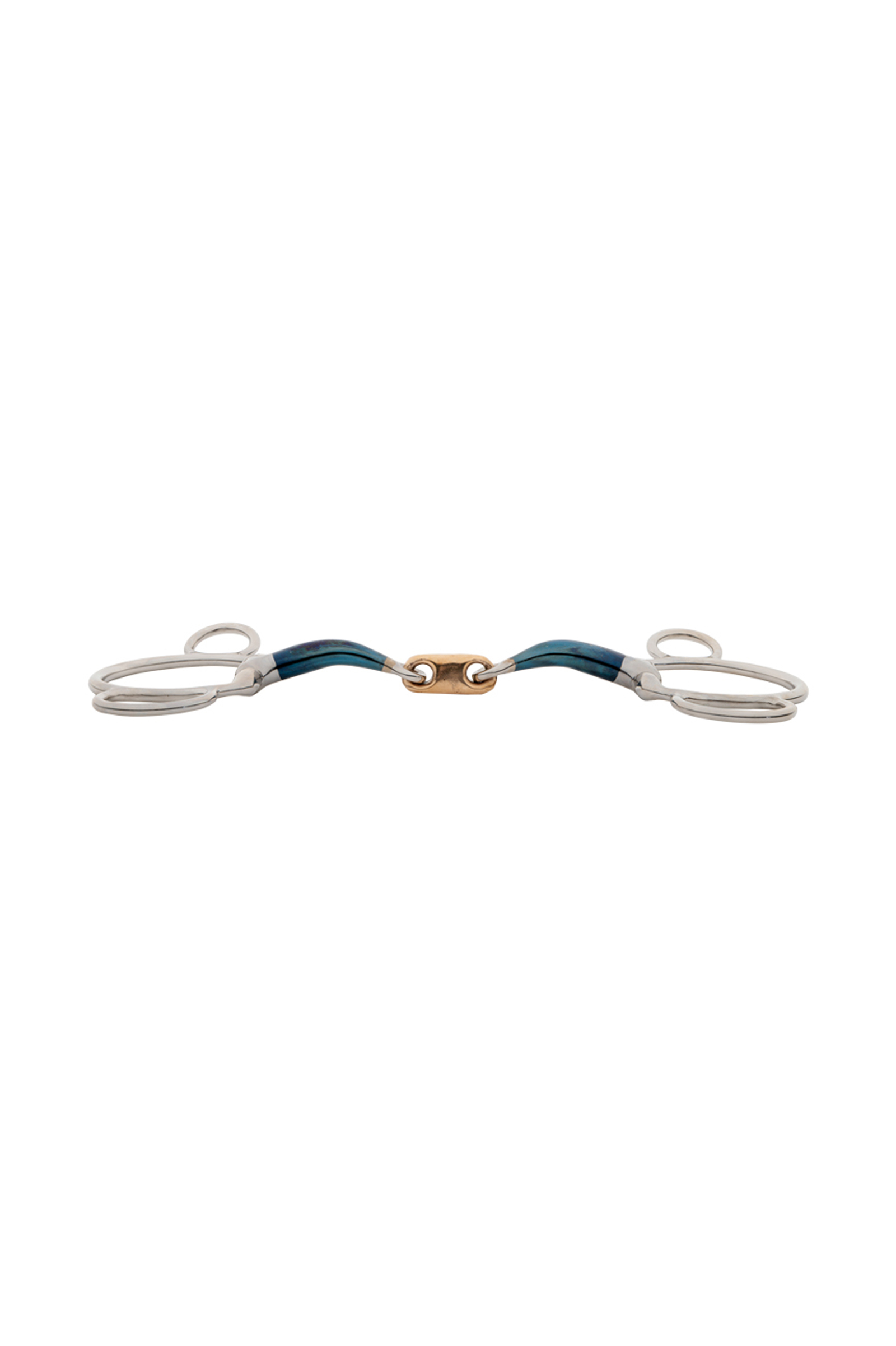 Kavalkade ergonomisch 3-ringenbit, dubbelgebroken, 14 mm