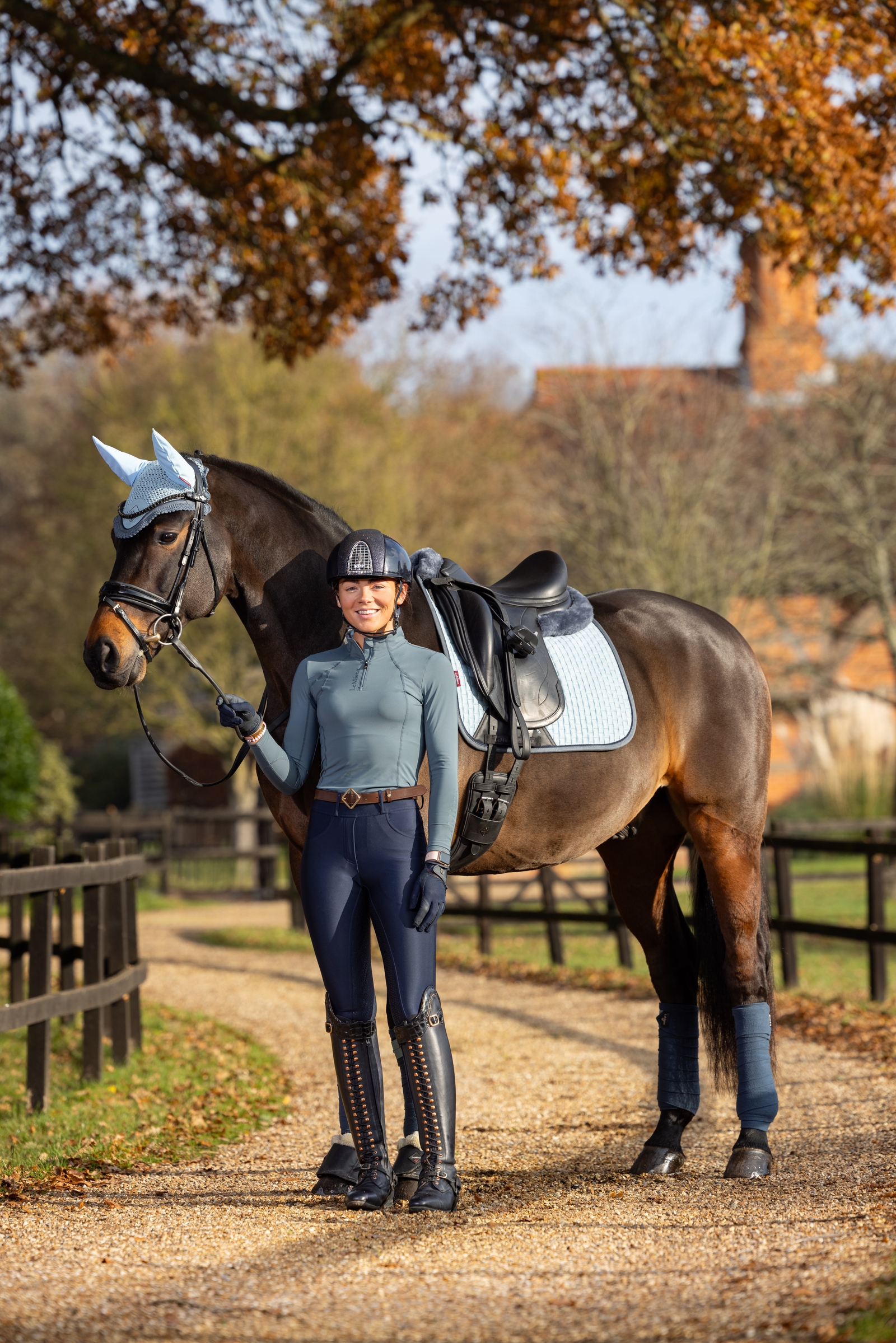 LeMieux su&egrave;de vierkant dressuur zadeldek