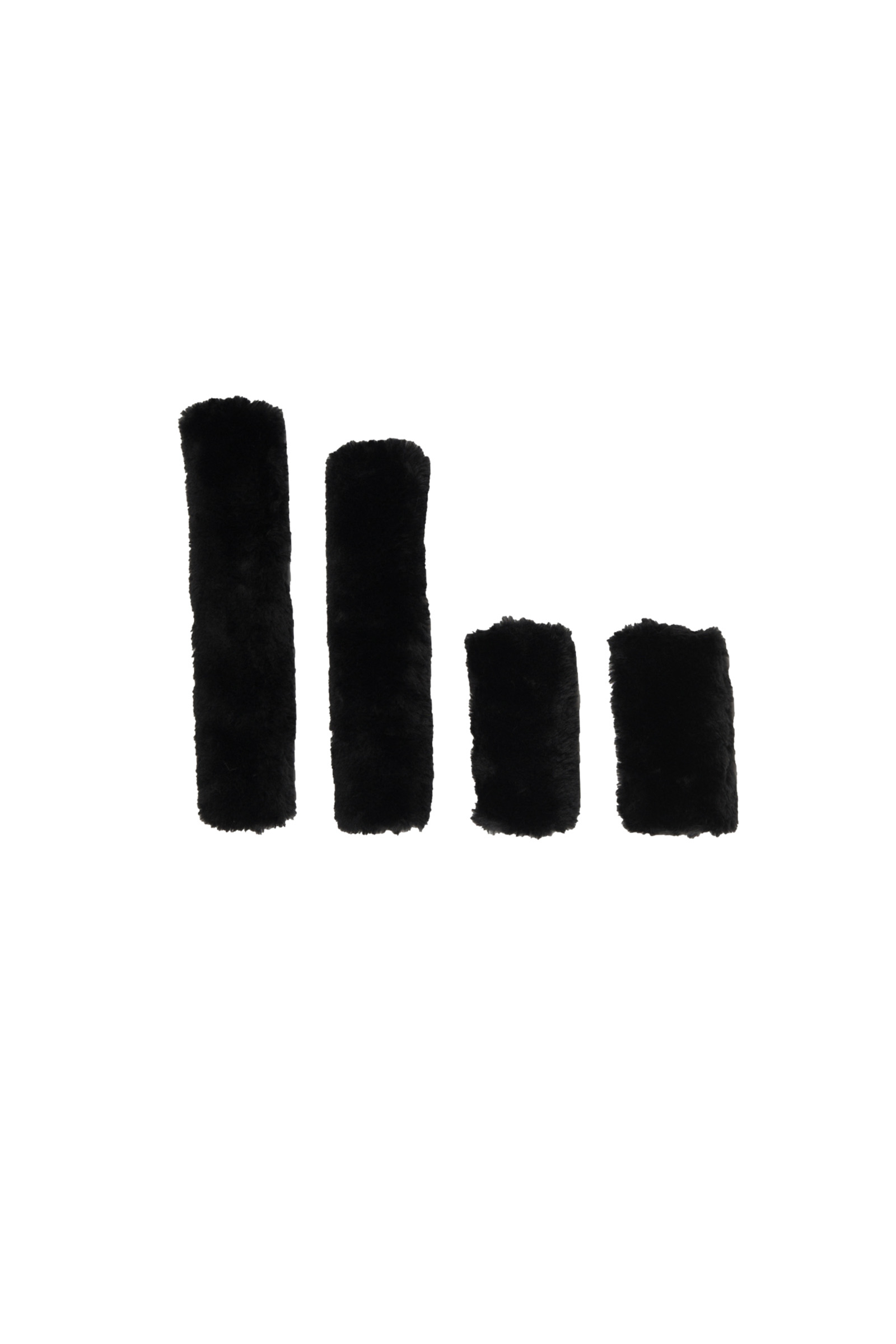 Kentucky Horsewear Lamsvel Halster Set 4 stuks