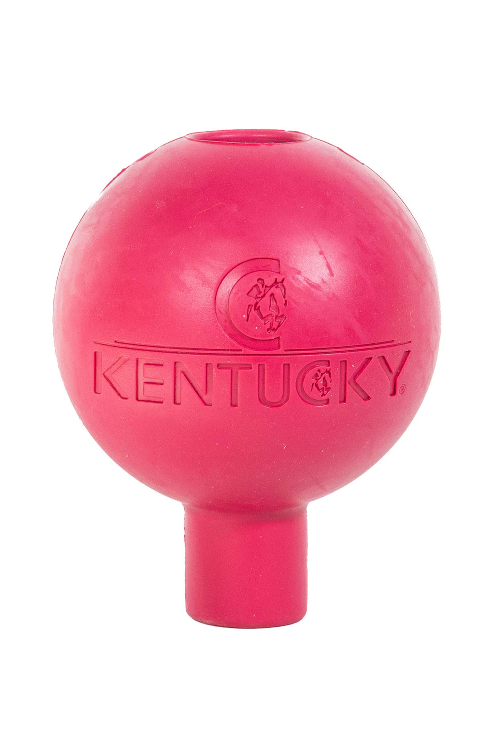 Pink Kentucky Horsewear rubber bal voor touw- en wandbescherming  