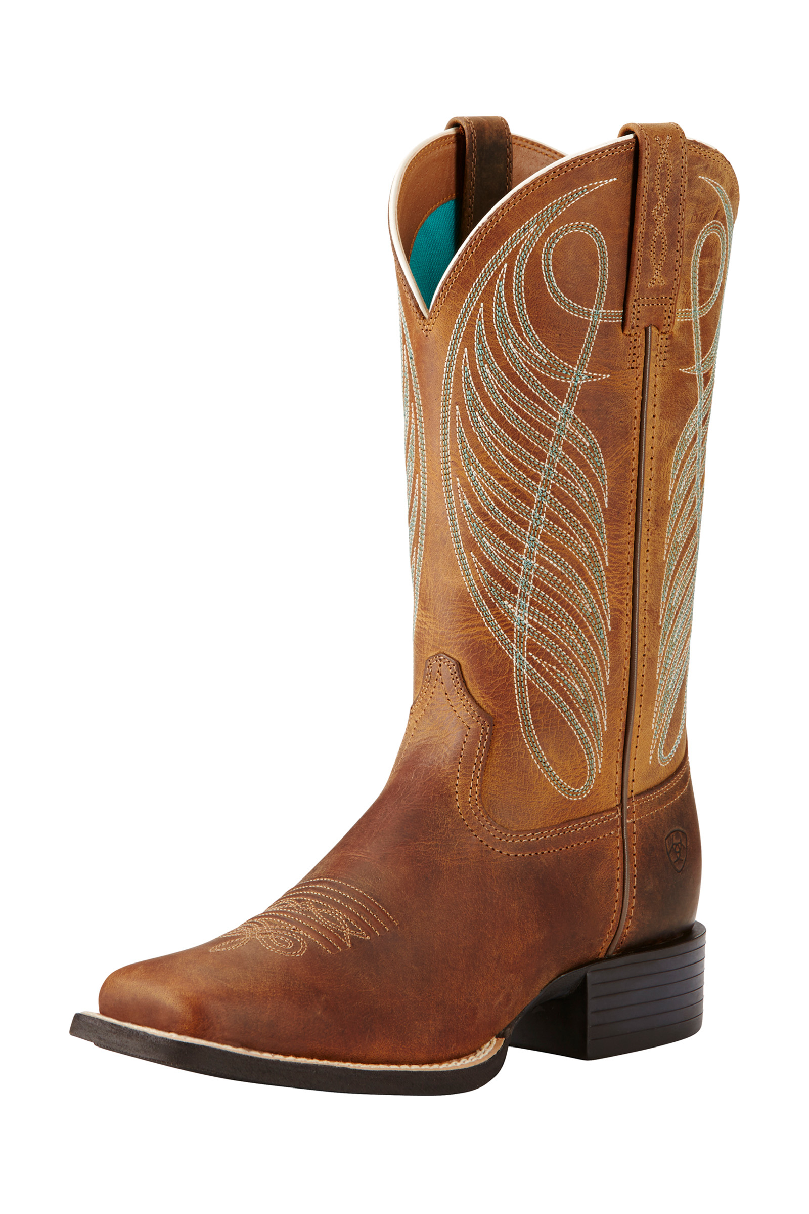 Ariat Round Up Wide Square Toe dames westernlaarzen