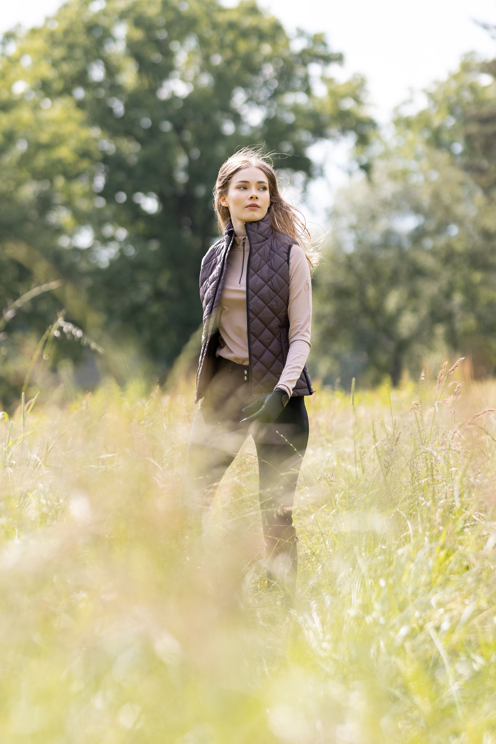 Horze Young Rider NAIA gewatteerde bodywarmer