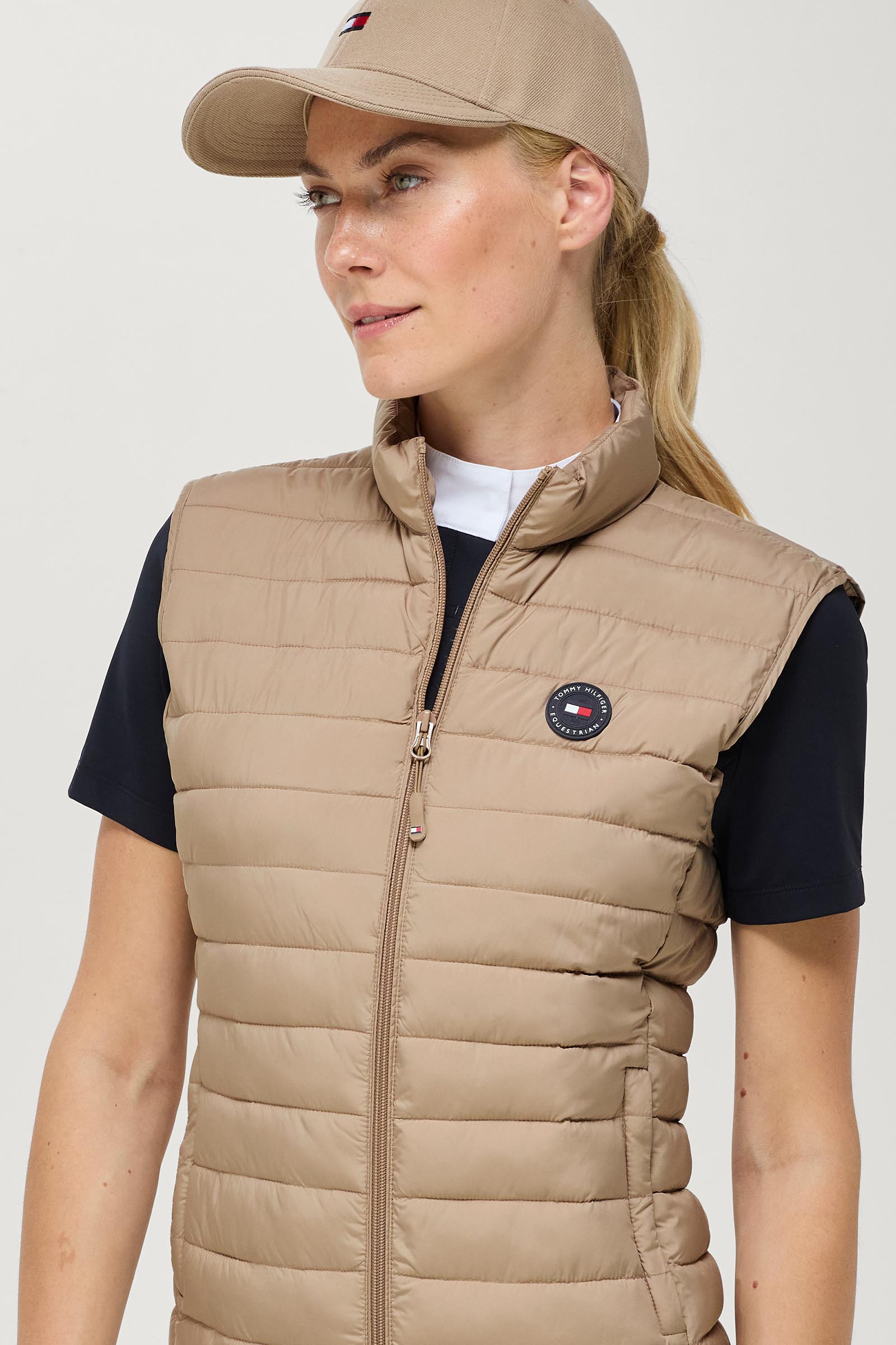 Tommy Hilfiger Equestrian Serano dames gewatteerde bodywarmer