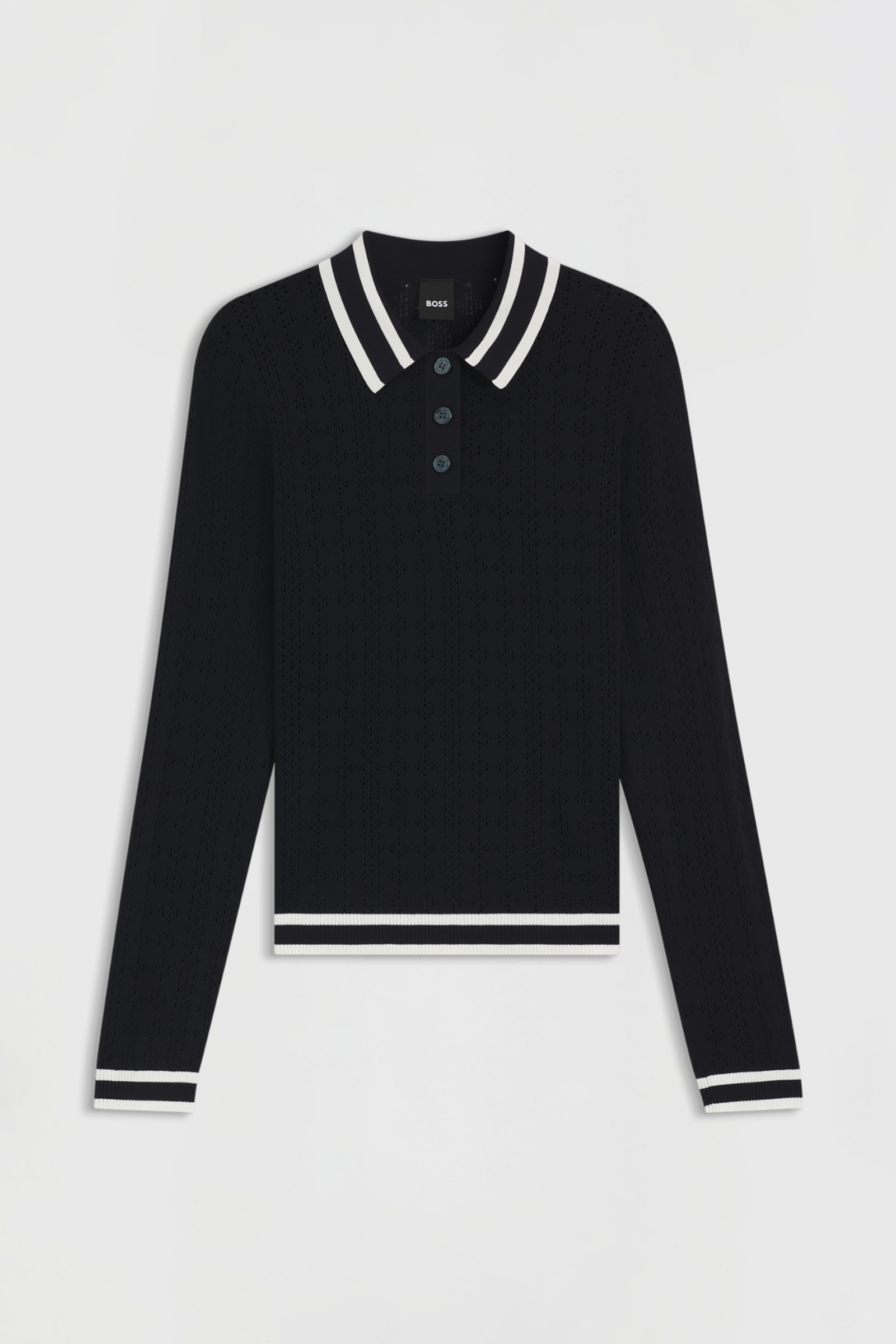 Boss Pam dames gebreide polo Ajor