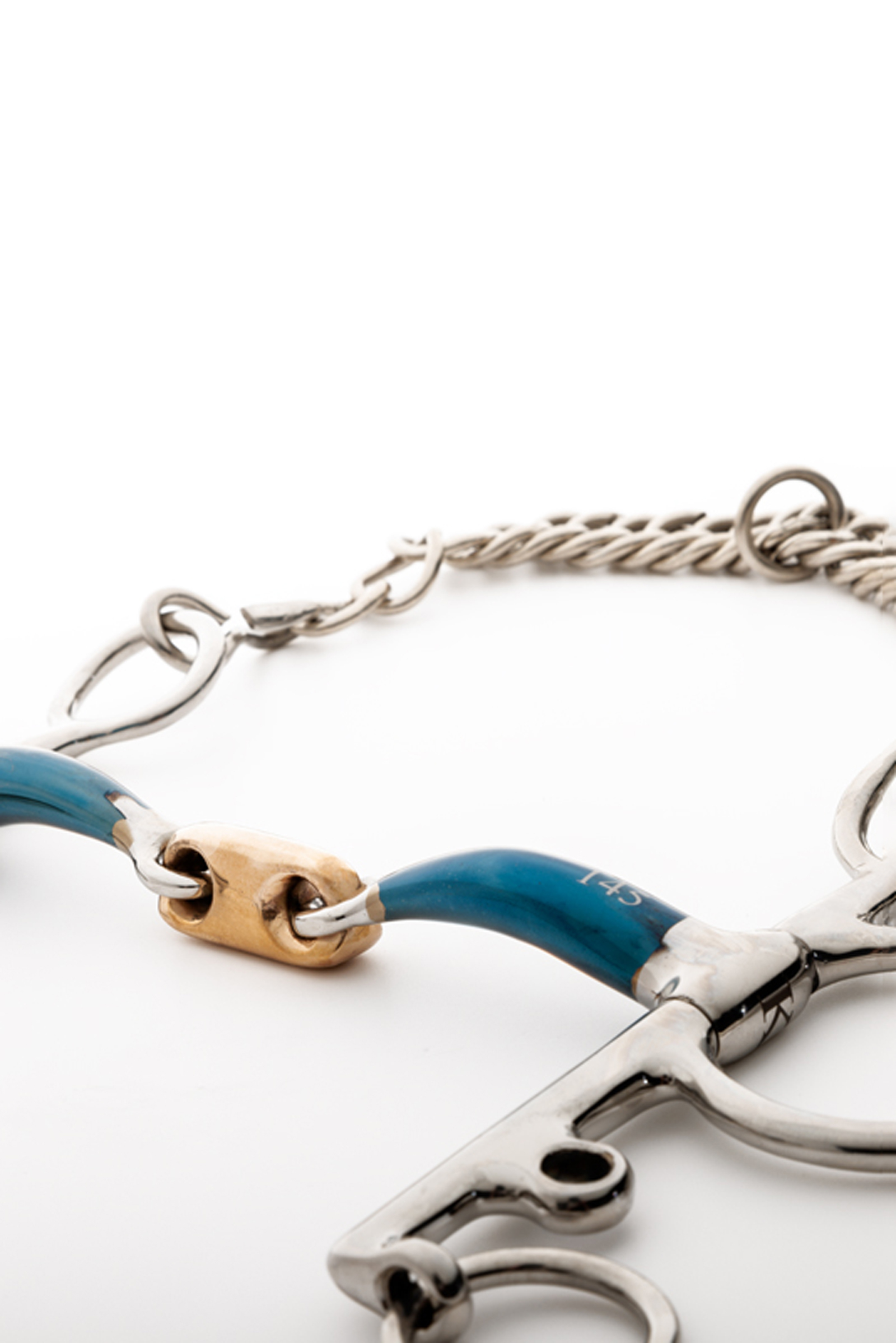 Kavalkade ergonomisch pelhambit, dubbelgebroken, lang, 14 mm