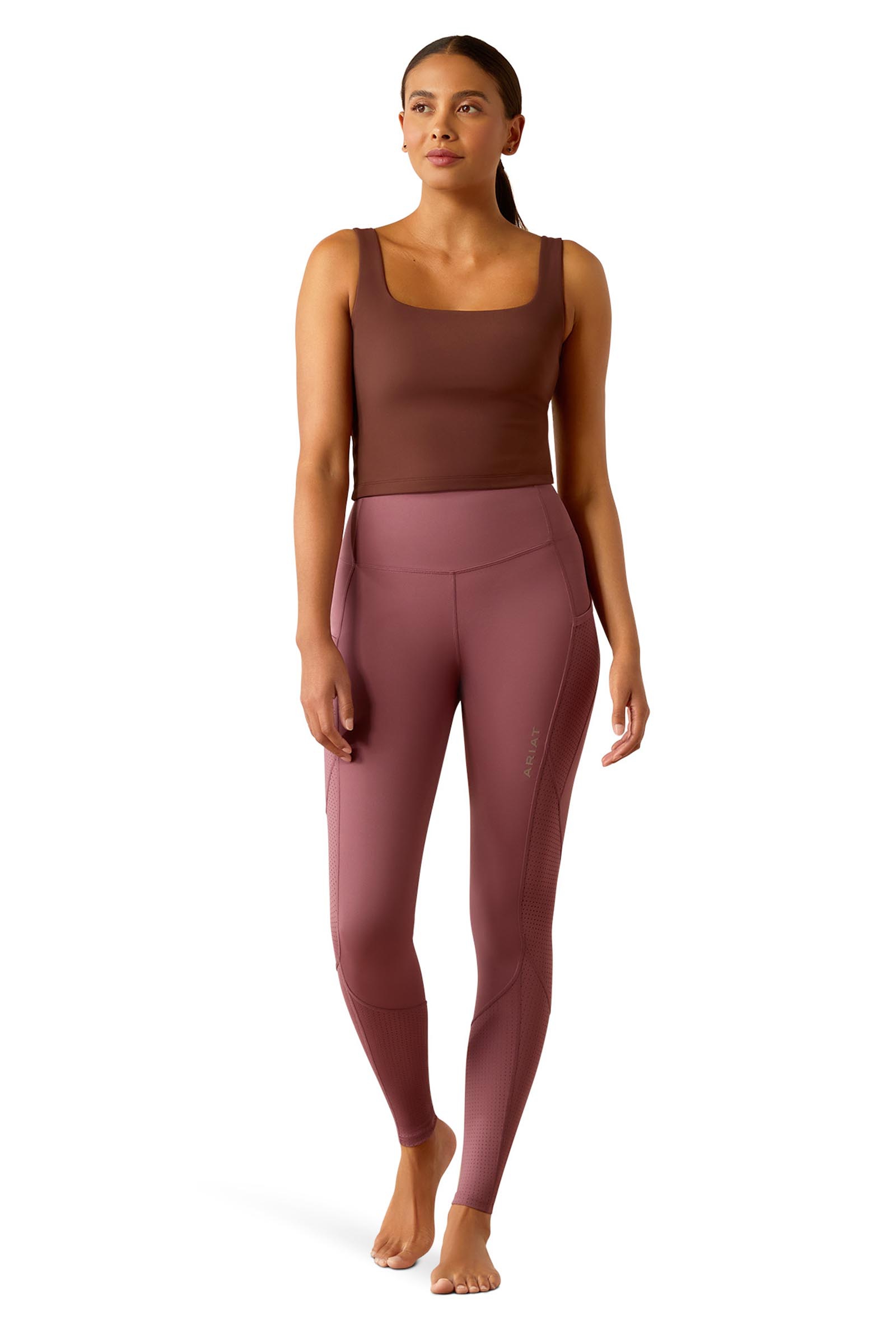 Ariat Breathe Eos dames-paardrijlegging met gedeeltelijke grip