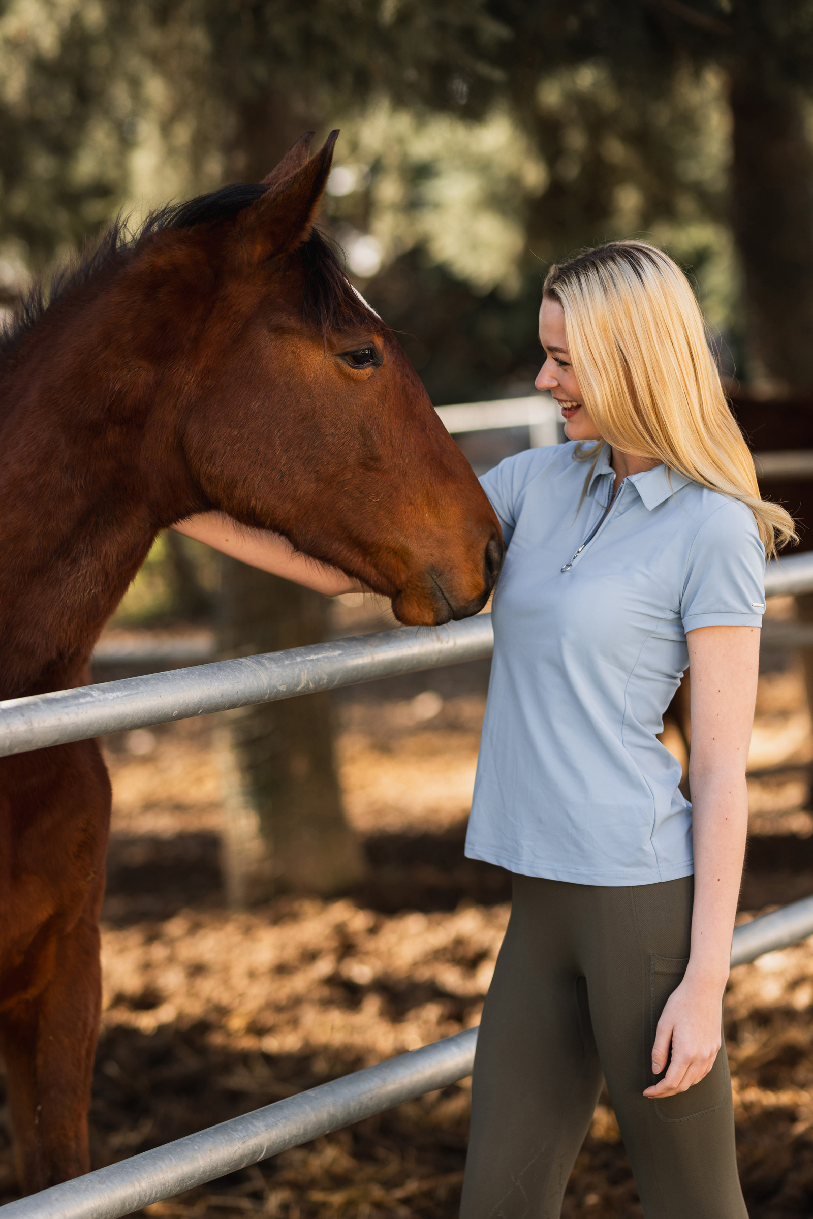 Horze Willow functioneel poloshirt, dames