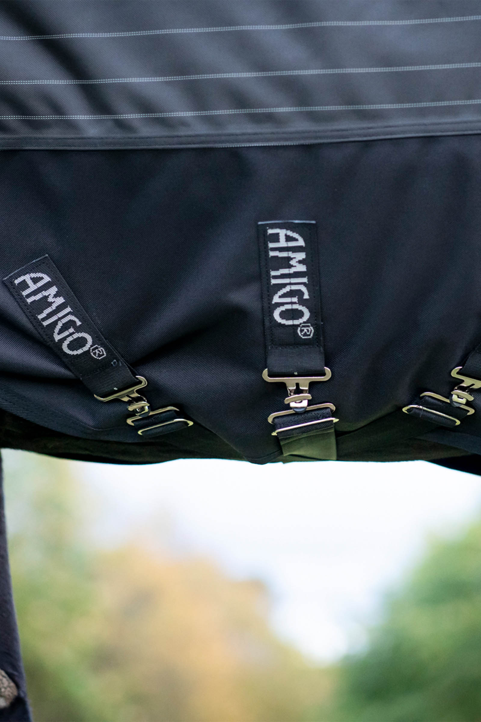 Horseware Amigo 1200D FieldSafe Reflectech Plus regendeken, 100 g