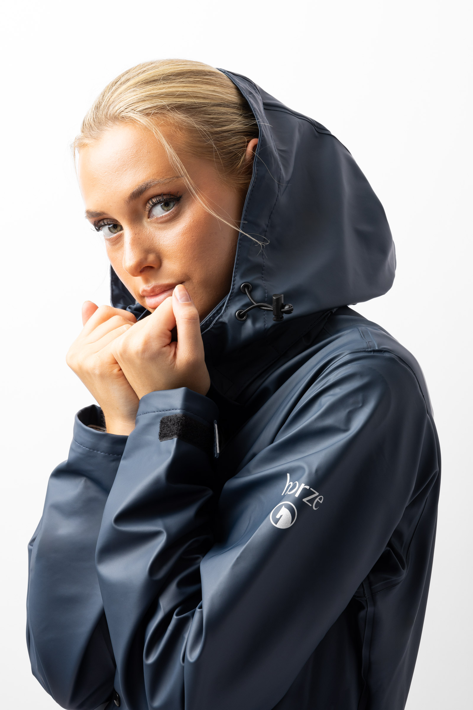 Horze Hazel Lange Regenjas met splitten, dames