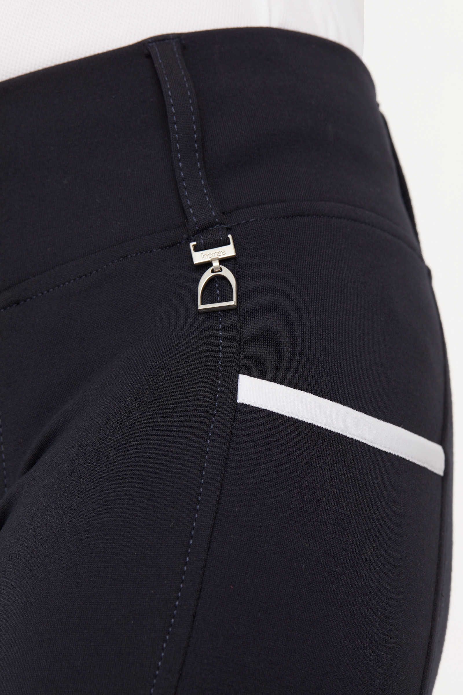 Horze Lucinda High Waist Siliconen Full Seat Tights, kinderen