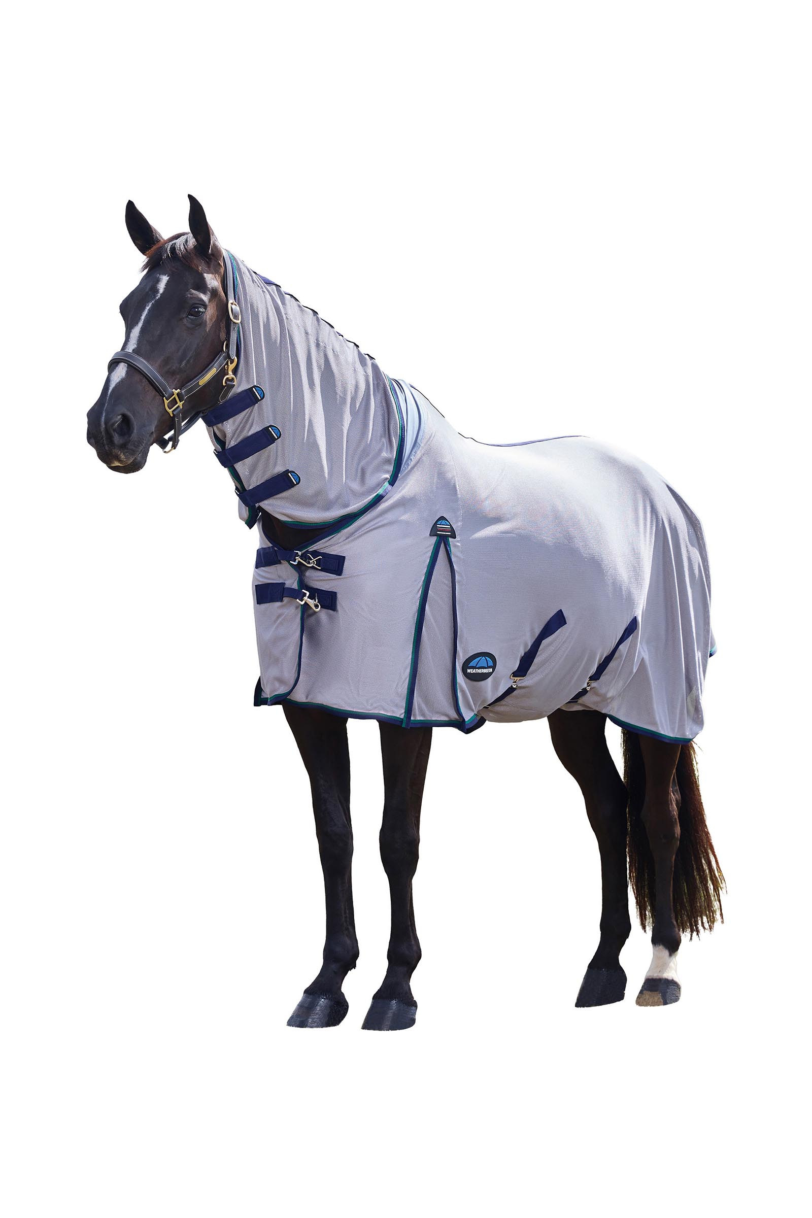 Weatherbeeta ComFiTec Zephyr Vliegendeken combo met vaste hals, 0 g  