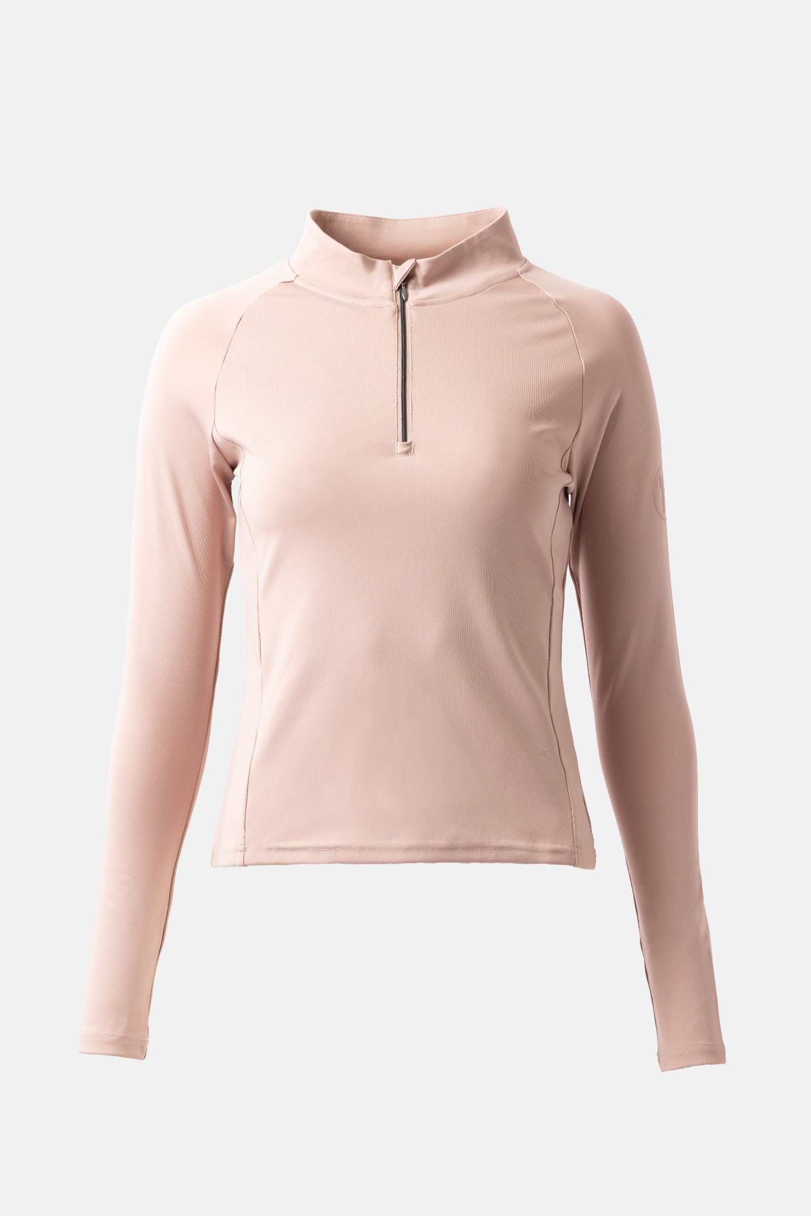 Adobe Rose/ Muted Pink Horze Young Riders ELISA functionele longsleeve, dames