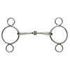 Korsteel RVS Gebroken 2-rings Pessoa Bit