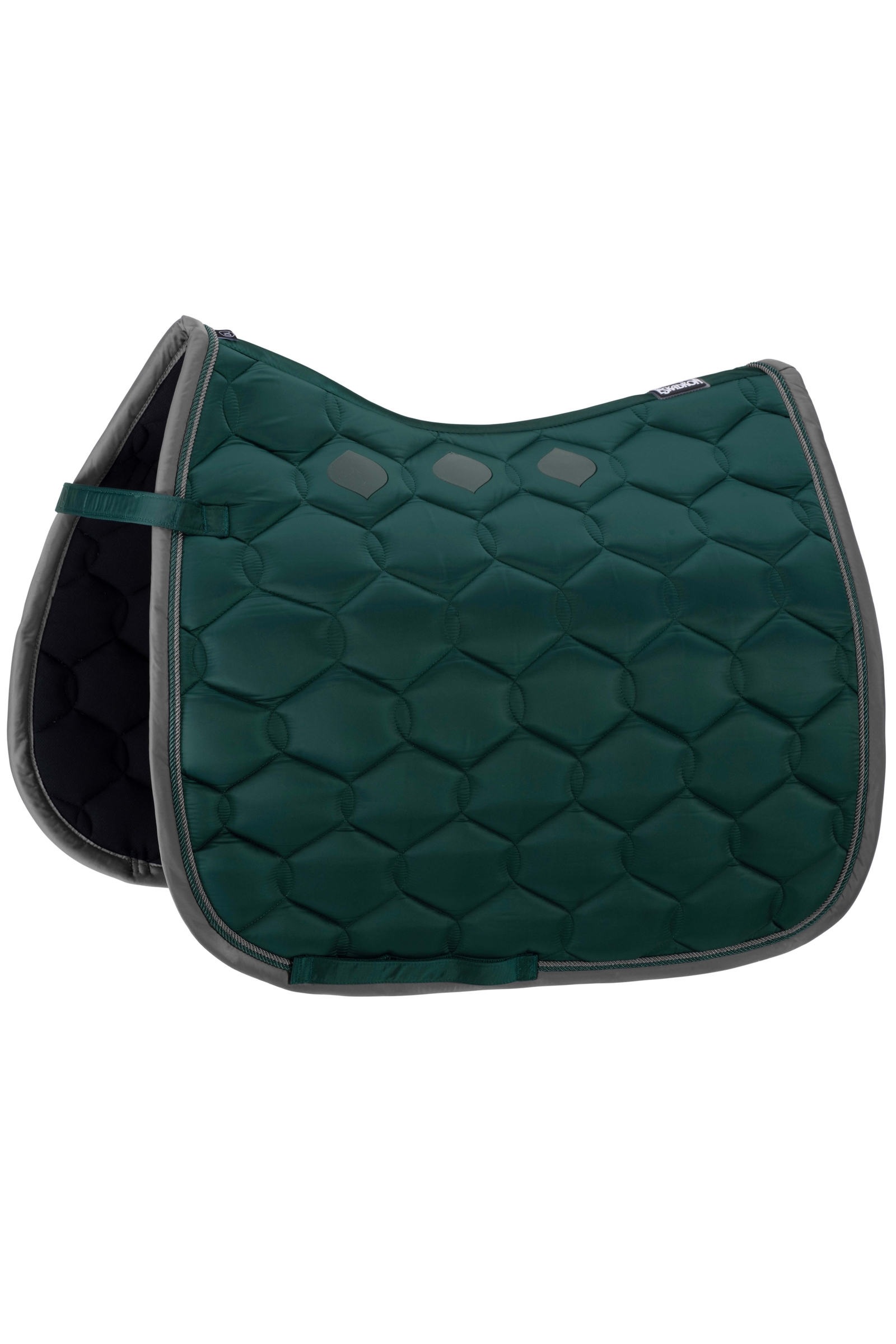 Racing Green Eskadron Glossy Wave Contrast Dressuurzadeldek