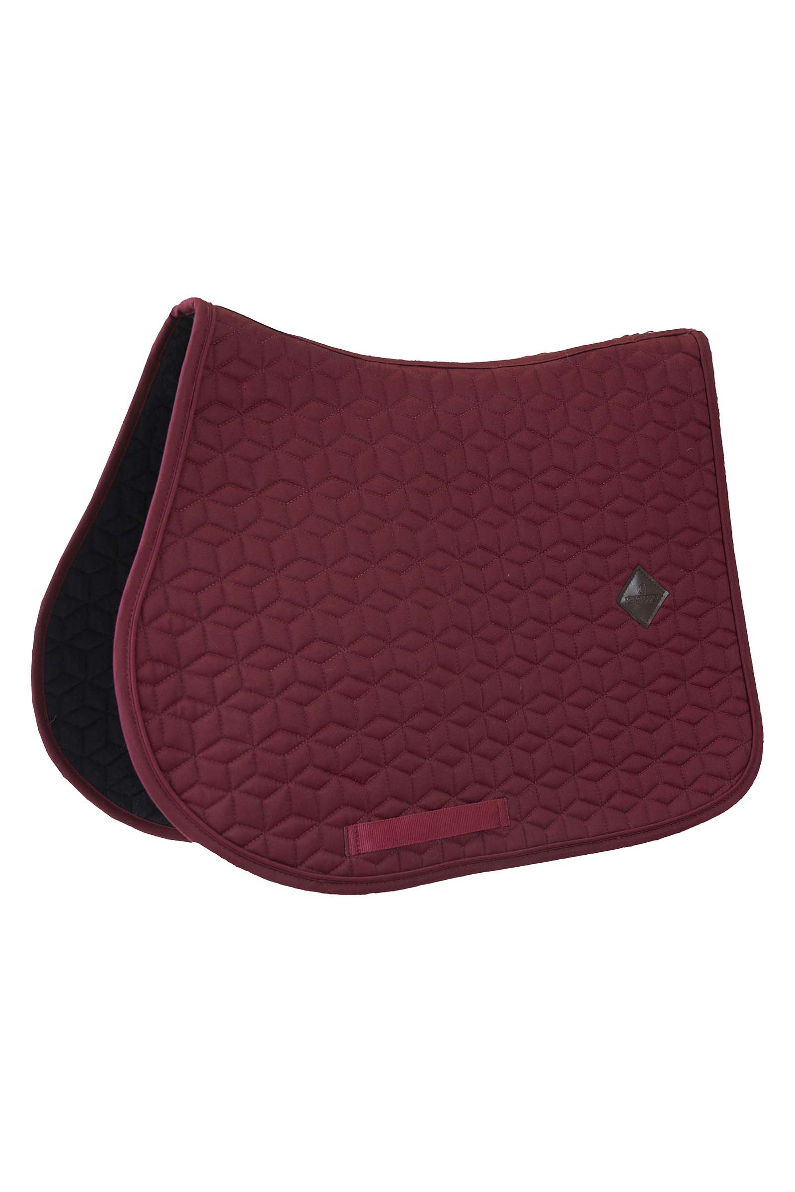 Dark Red Kentucky Horsewear Basic Zadeldoek Jumping