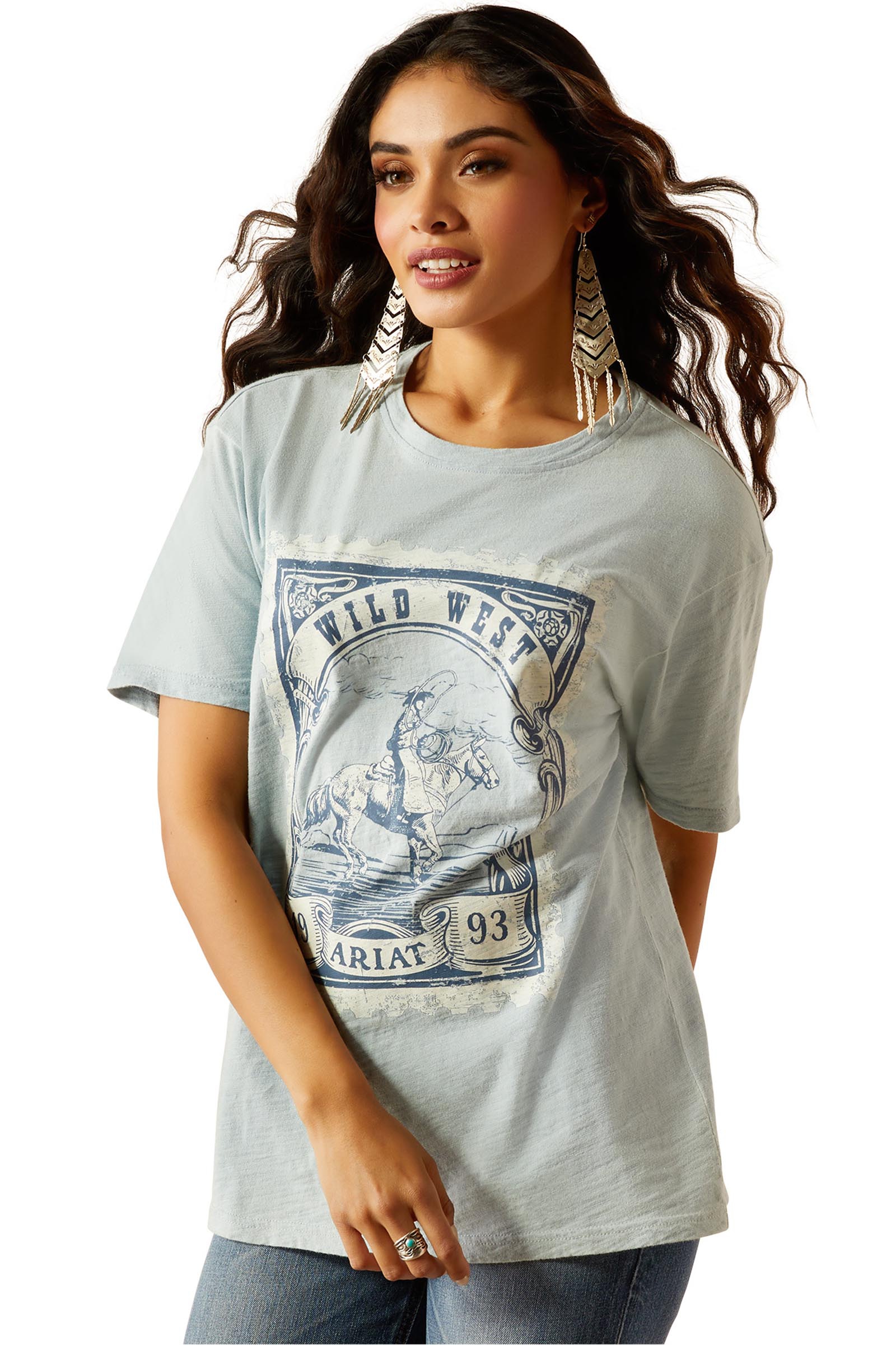 Ariat Wild West Stamp dames-T-shirt