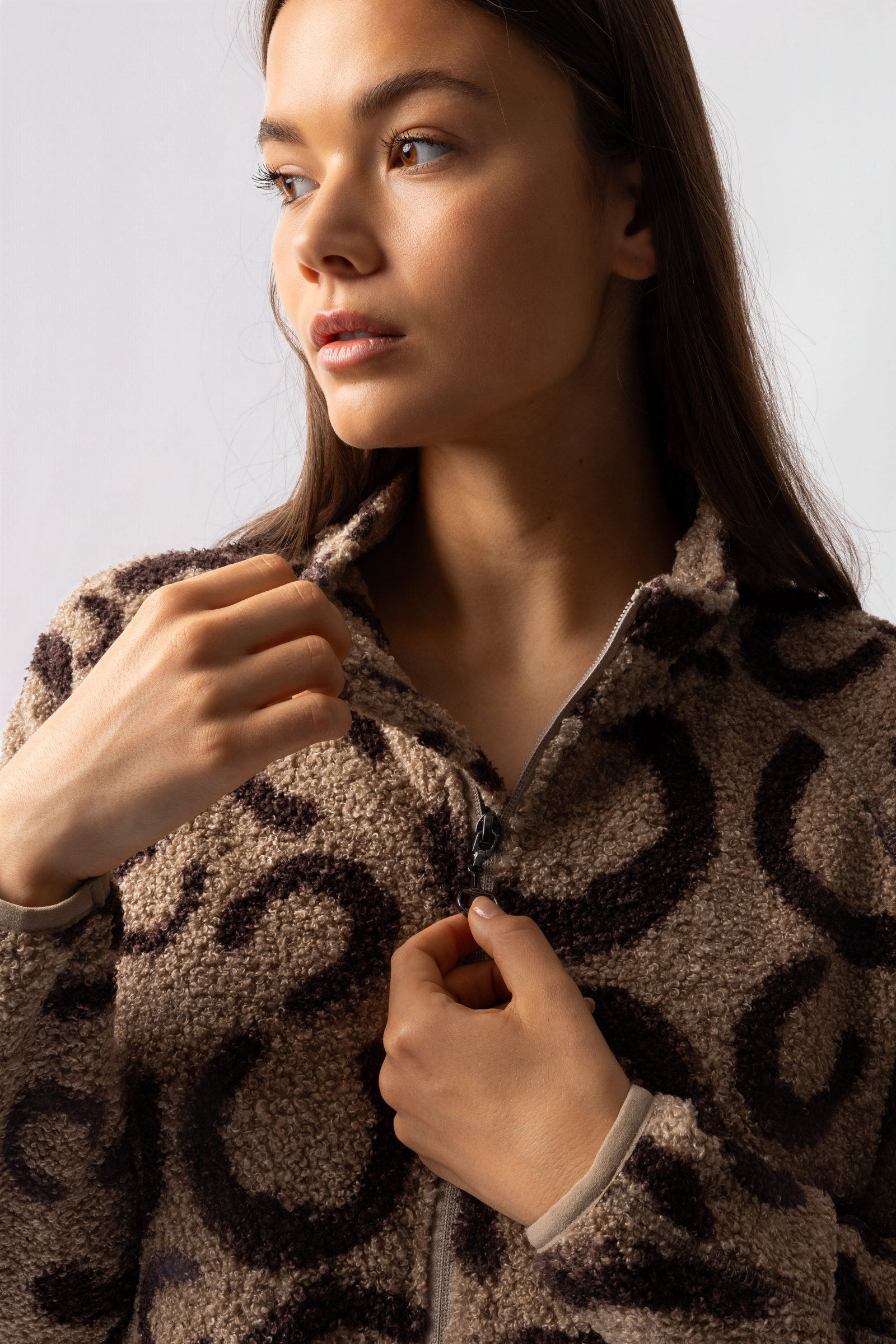 Horze Ariana Dames Teddyfleece jack