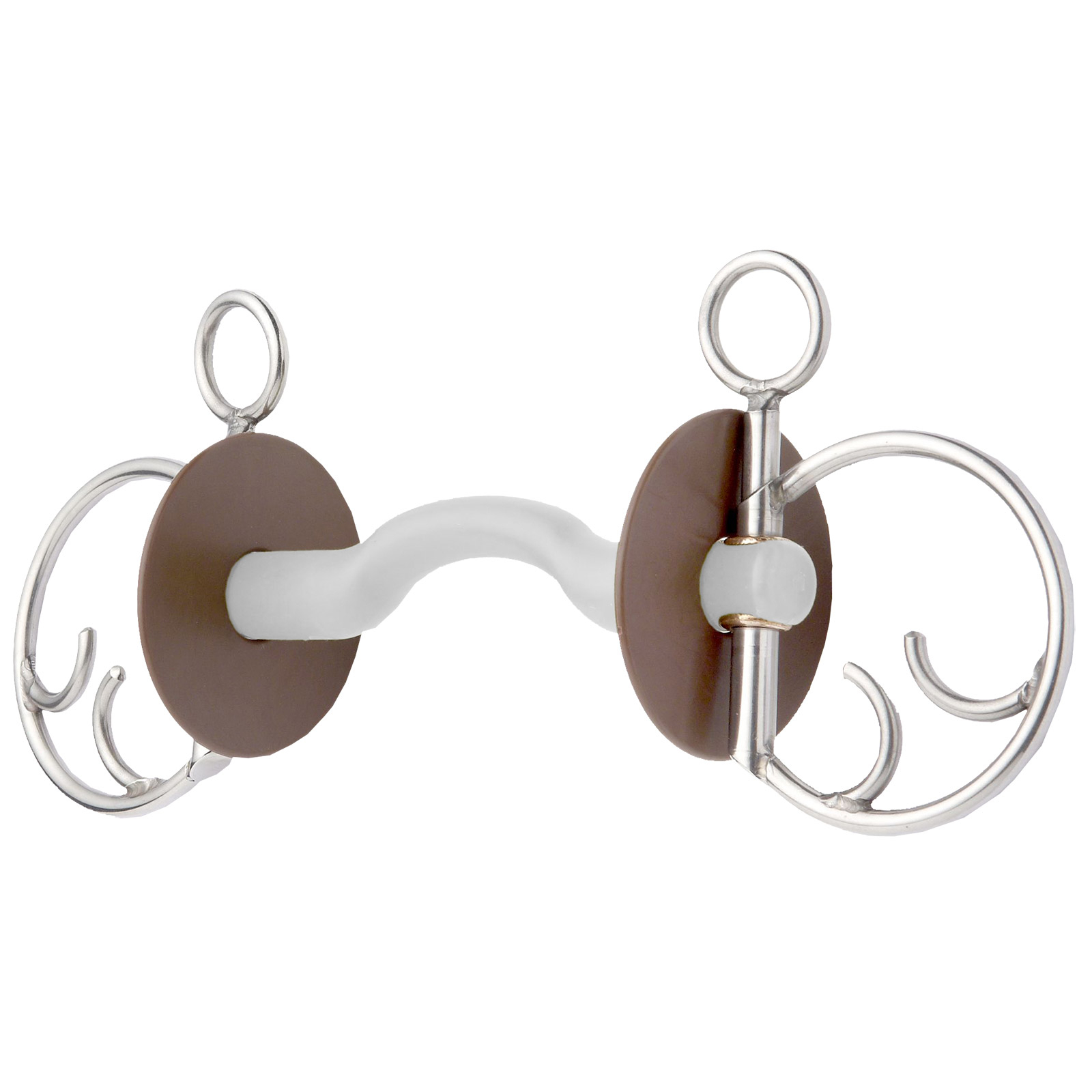 Beris Kimblewick Bit with Tongue Port Snaffle - Hard