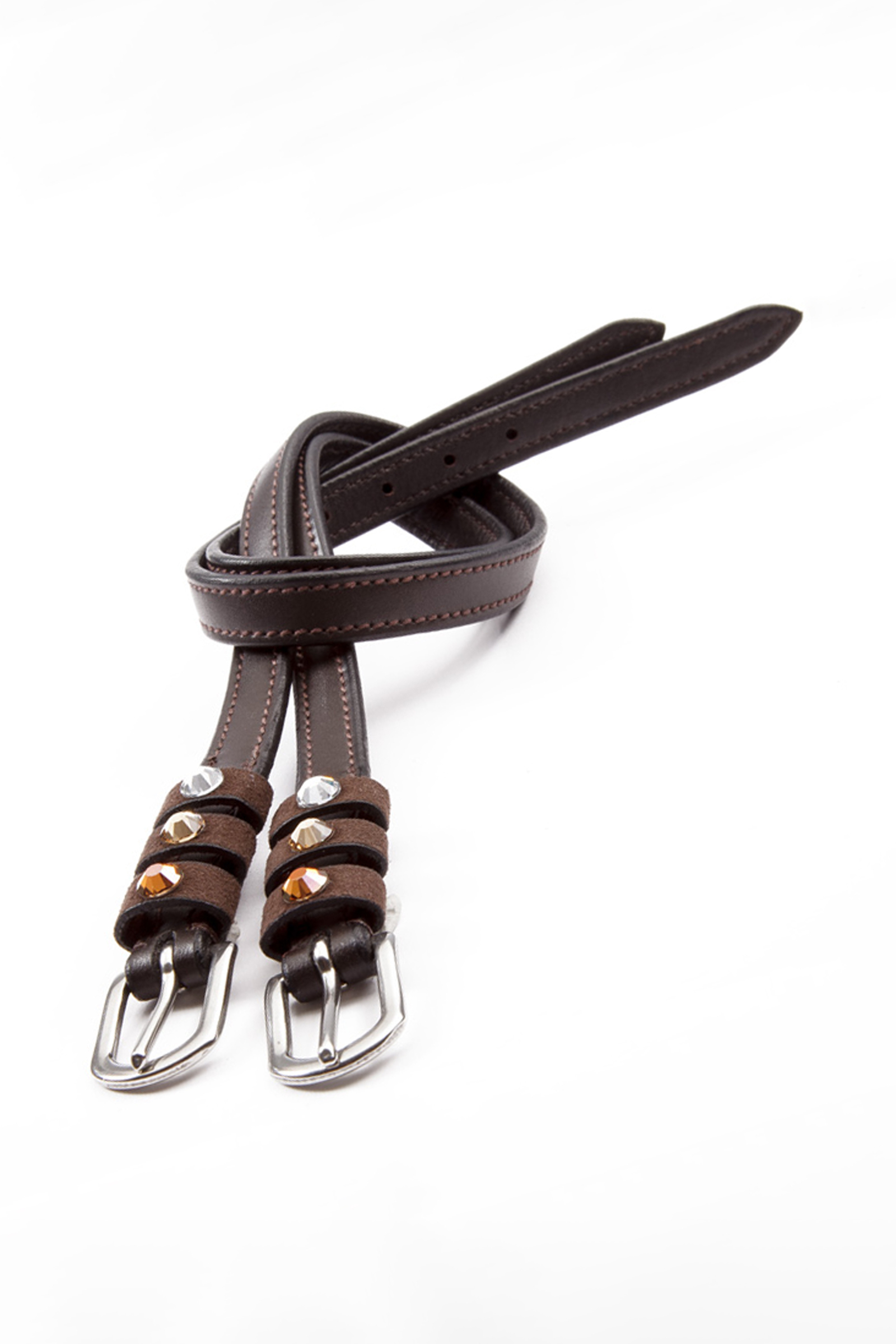 Brown/Brown/White Kavalkade Seasons Dreams Sporenriemen