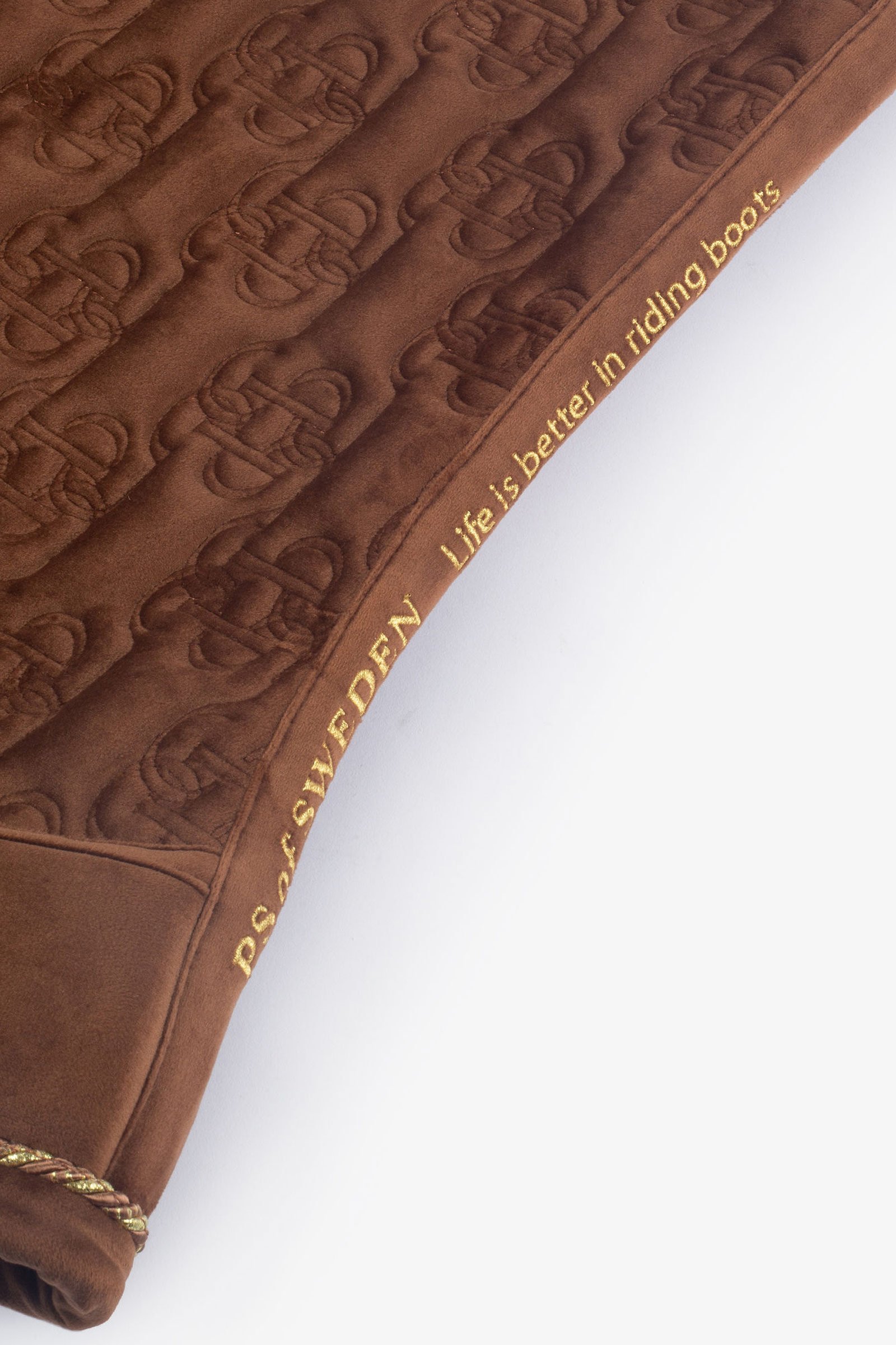 PS of Sweden zadeldekjes Velvet Monogram springen