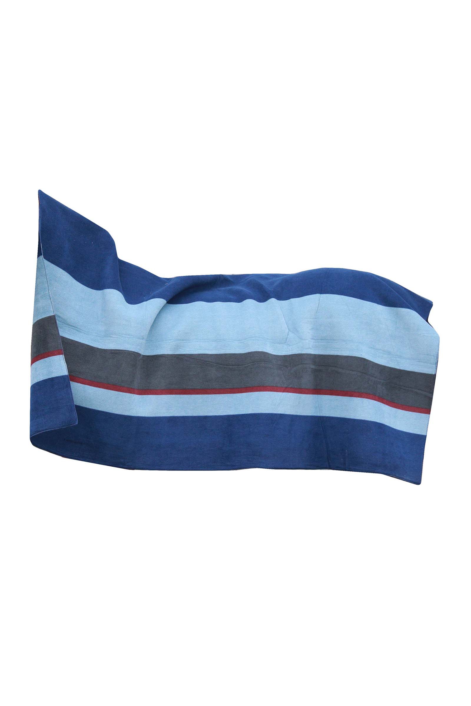 Navy/Grey Kentucky Horsewear Heavy Fleece Deken Square