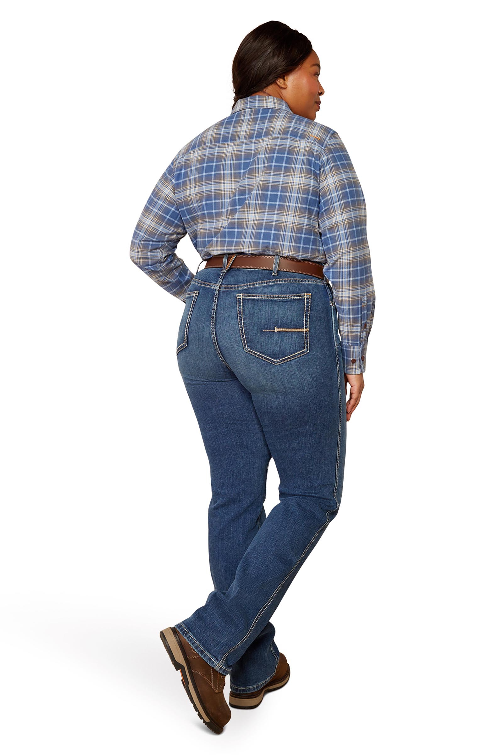 Ariat Rebar HR Riveter Straight Dames jeans met rechte pijp