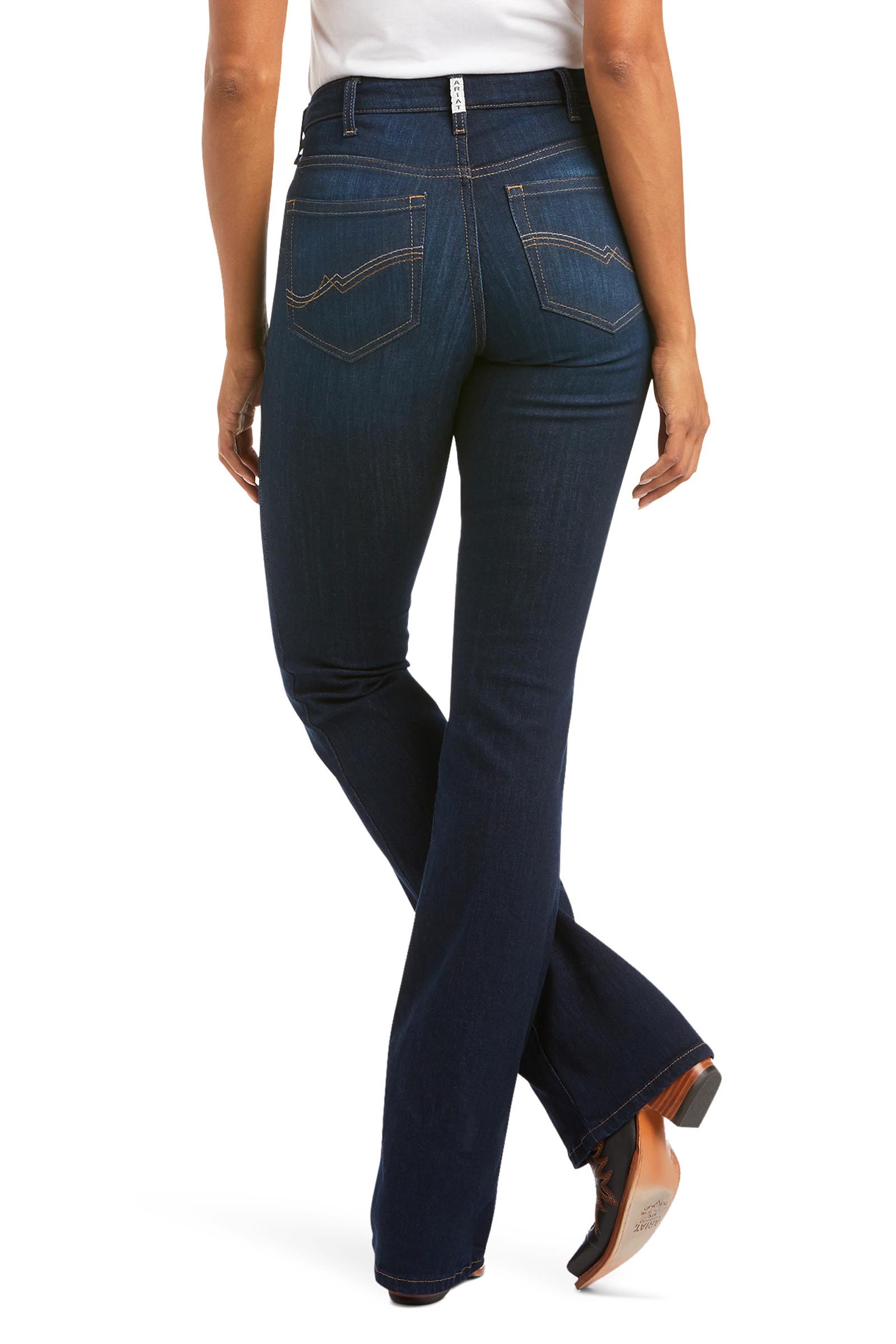 Ariat Real High Rise Ballary Boots Cut Dames jeans