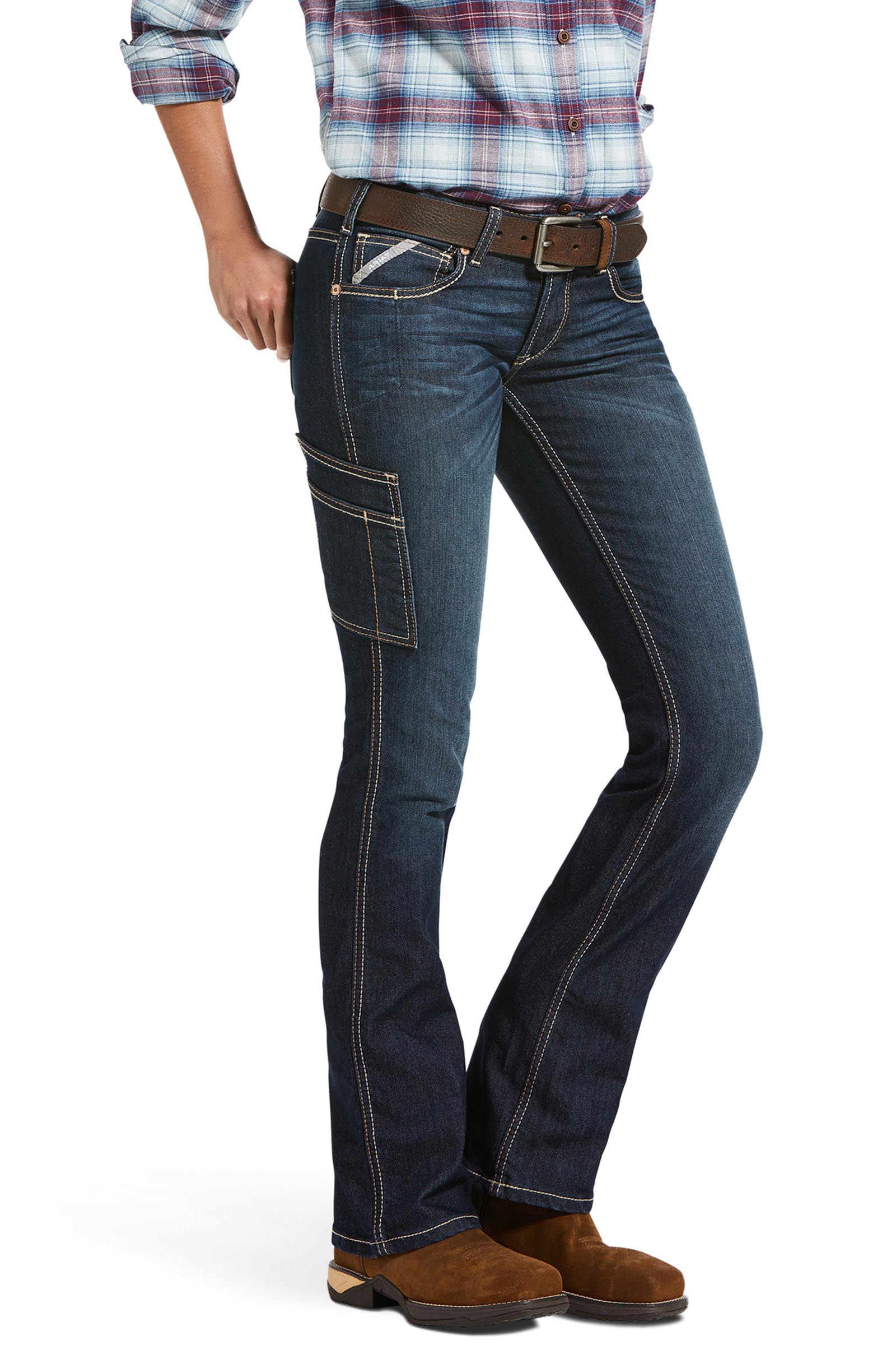 Ariat Rebar MR DuraStretch Riveter bootcut jeans voor dames  