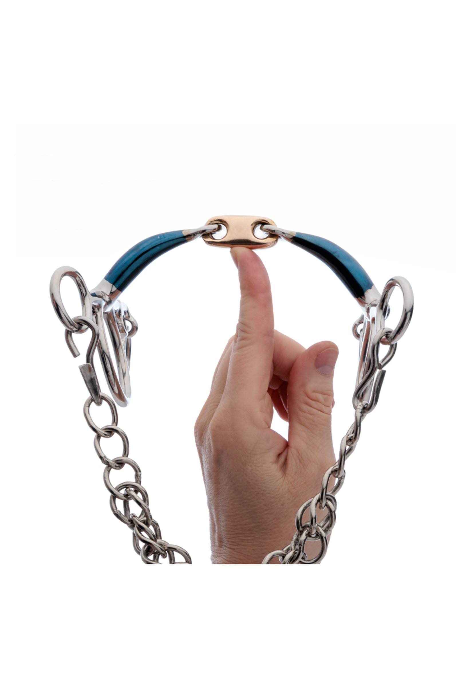 Kavalkade ergonomisch pelhambit, dubbelgebroken met Lock Up, kort, 14 mm