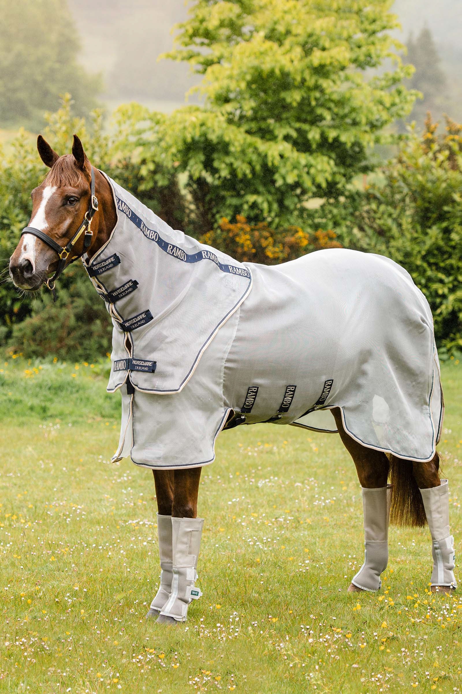 Horseware Rambo Protector vliegendeken met afneembare hals