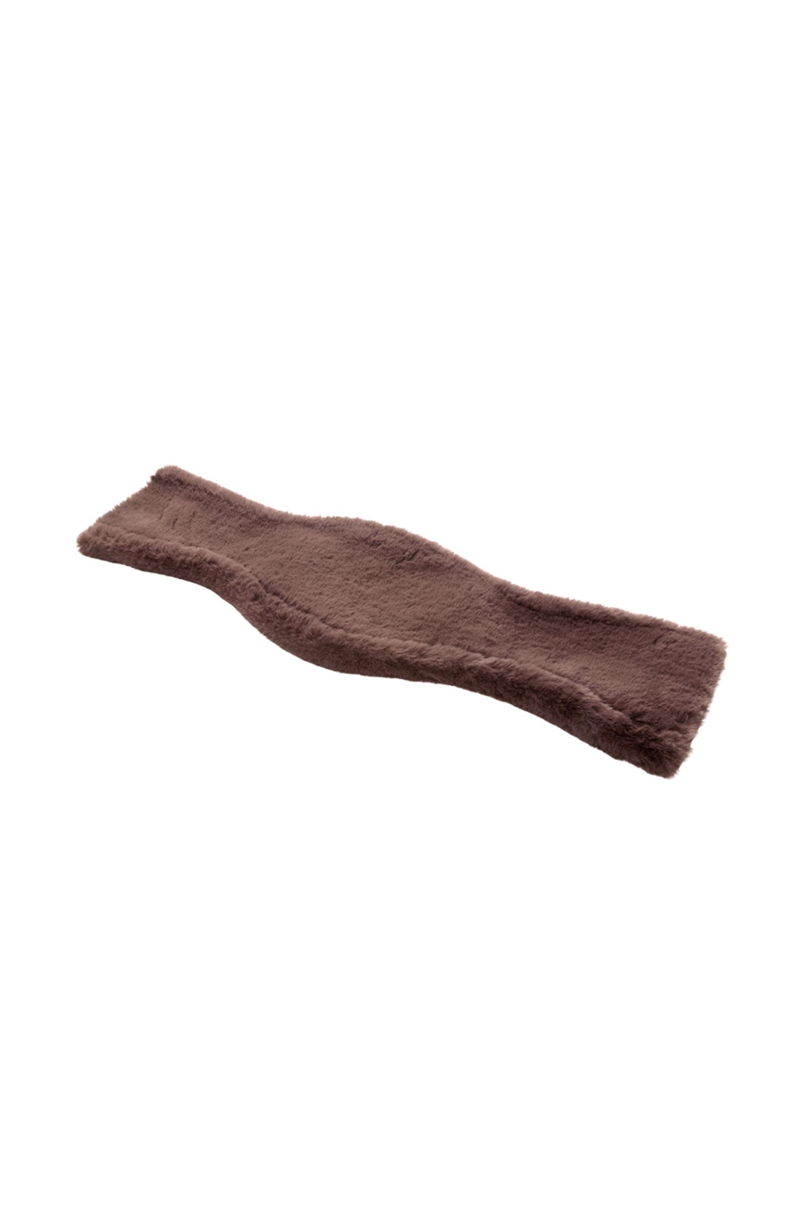 Brown Kavalkade Gerd lange singelhoes van kunstvacht