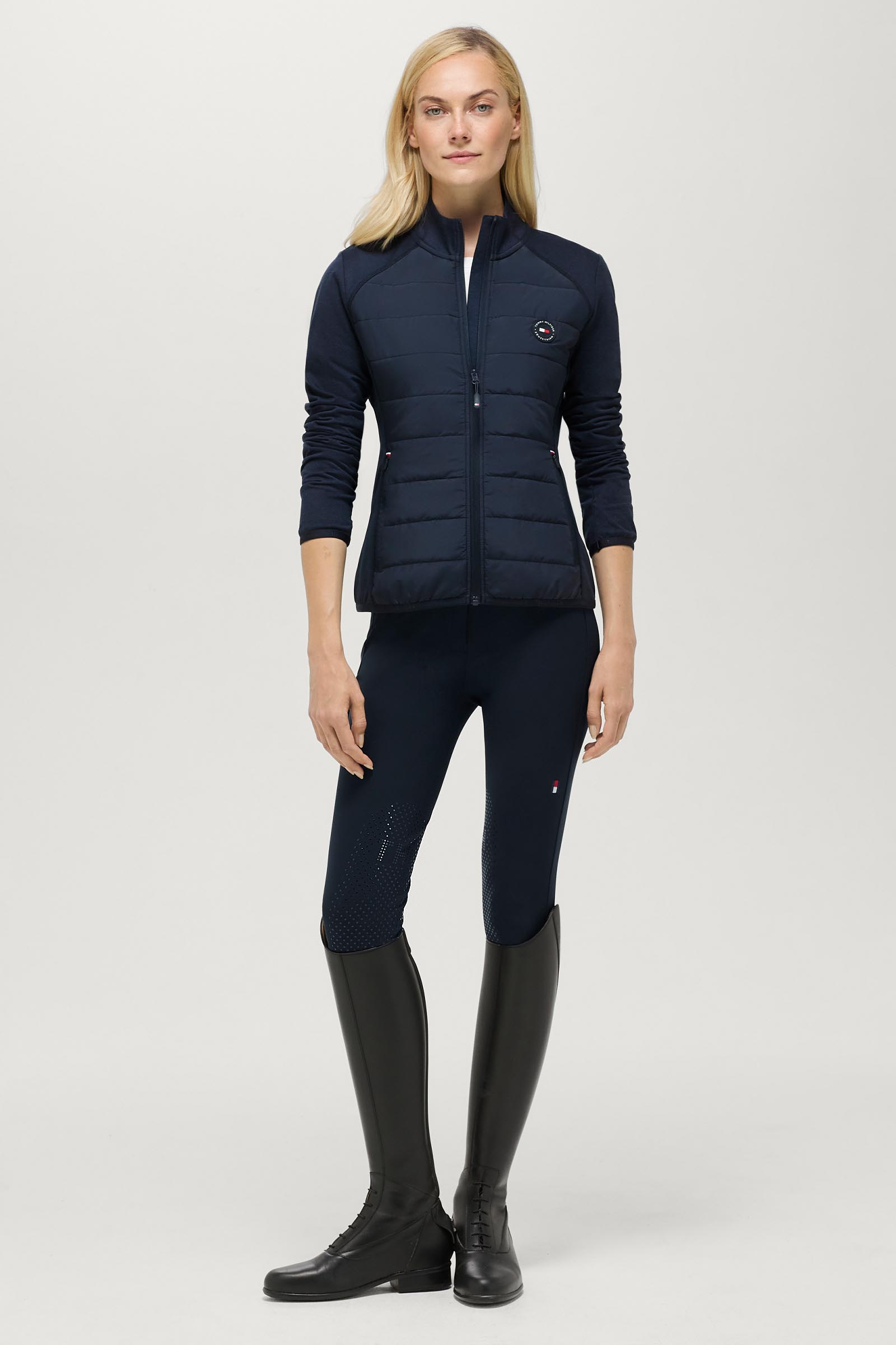 Tommy Hilfiger Equestrian Napa dames hybride jas