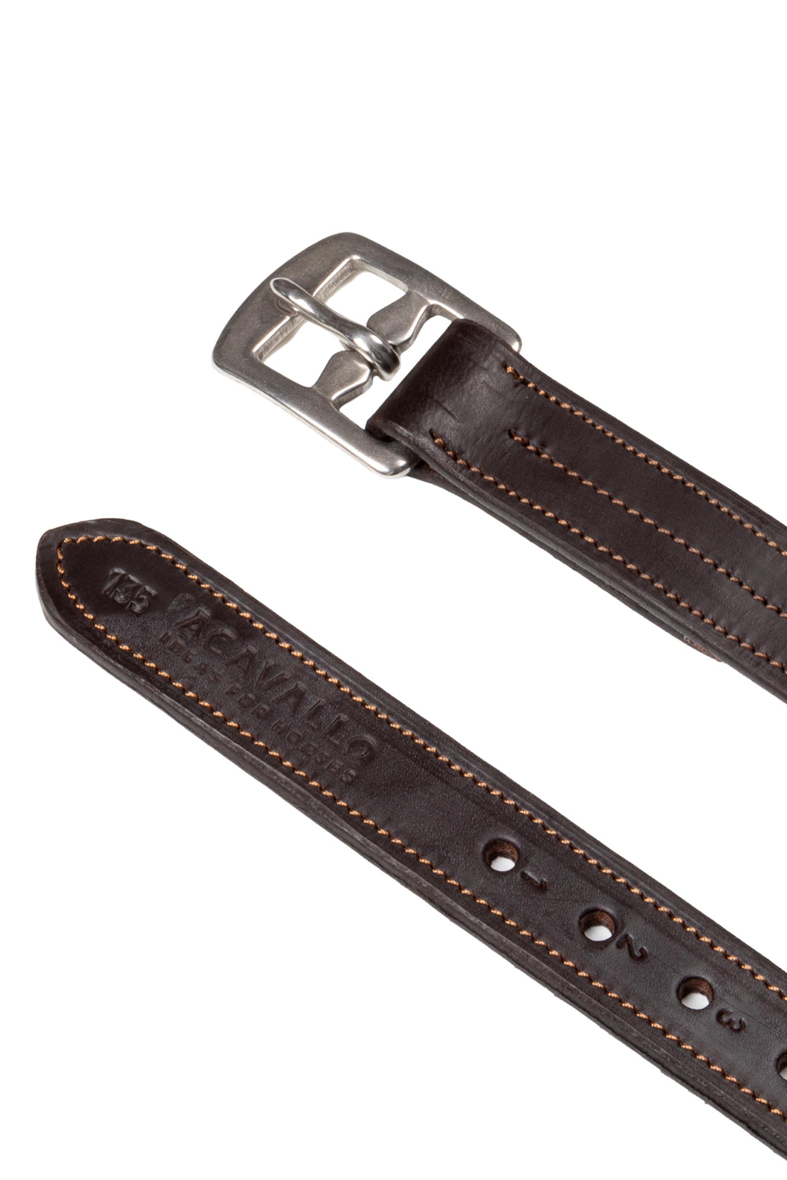 Acavallo Kalfsleren Versterkte Stijgbeugelriemen