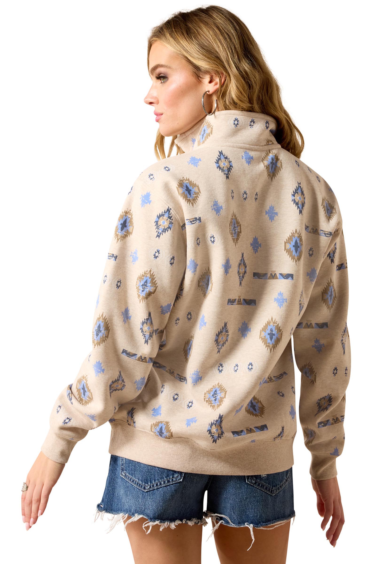 Ariat Sapphire 1/2 zip sweatshirt voor dames